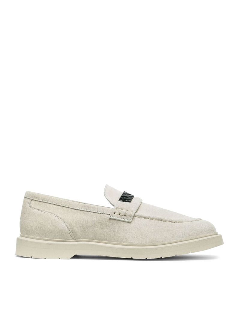 Brunello Cucinelli SUEDE LOAFERS Size US 8.5 / IT 38.5 - 1 Thumbnail