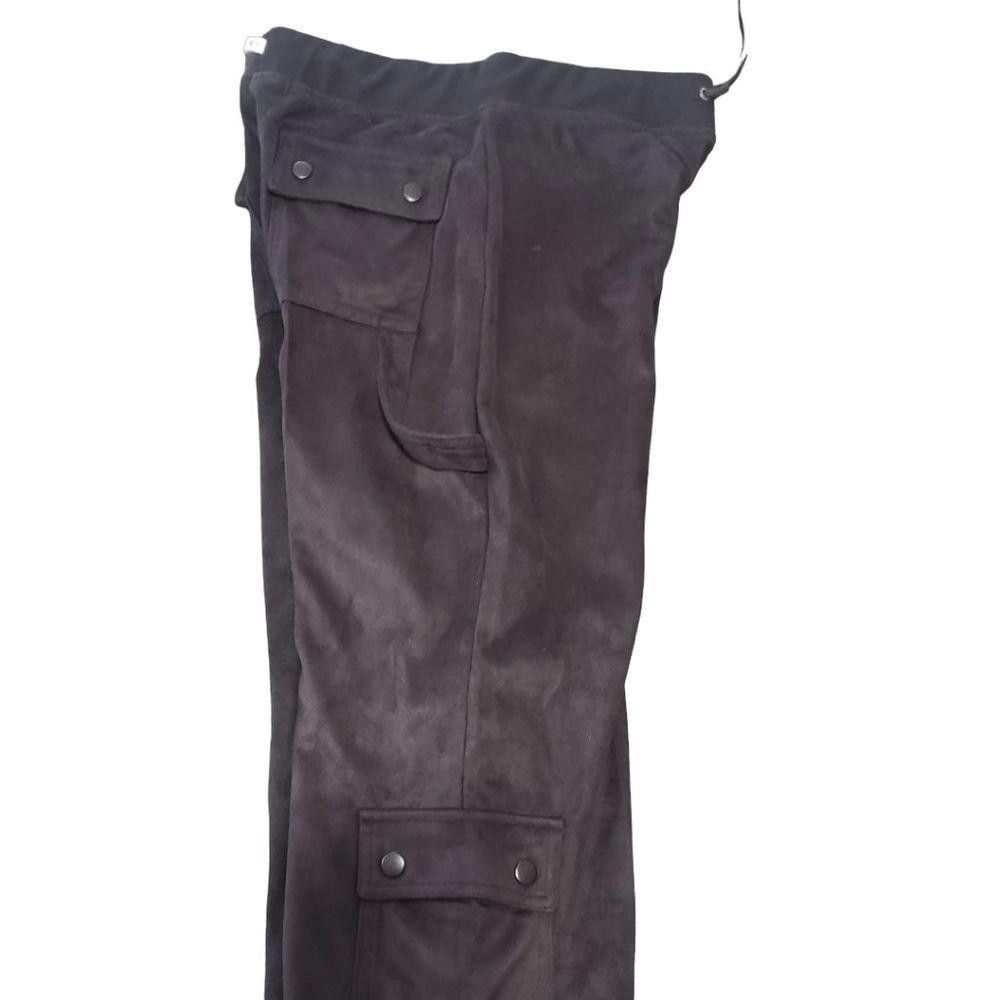 Designer CT1386 Escio Ladies Polyester Black Cargo Pant Small Size 28" / US 6 / IT 42 - 2 Thumbnail