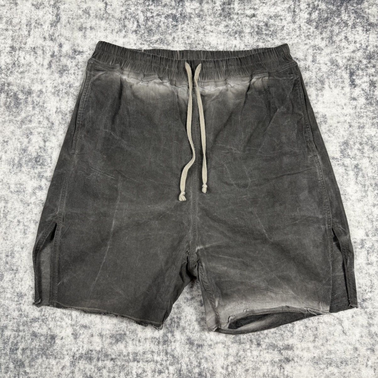 Rick Owens Rick Owens S/S24 Lido Sample Long Boxers Denim Shorts Size US 34 / EU 50 - 1 Thumbnail