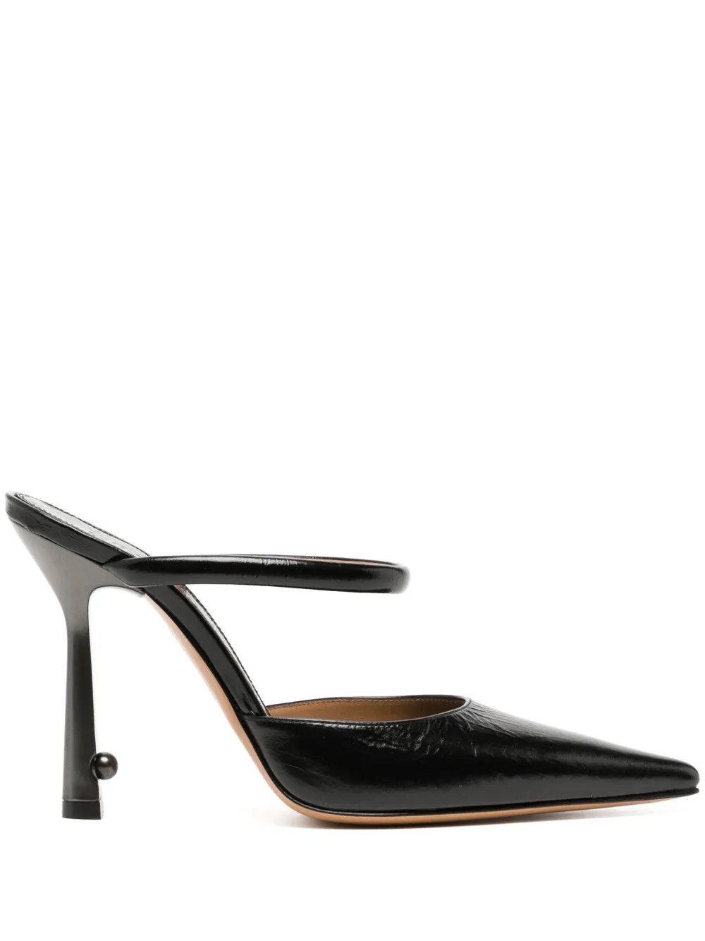 Off-White o1y1225 Mules in Black Size US 8 / IT 38 - 1 Thumbnail