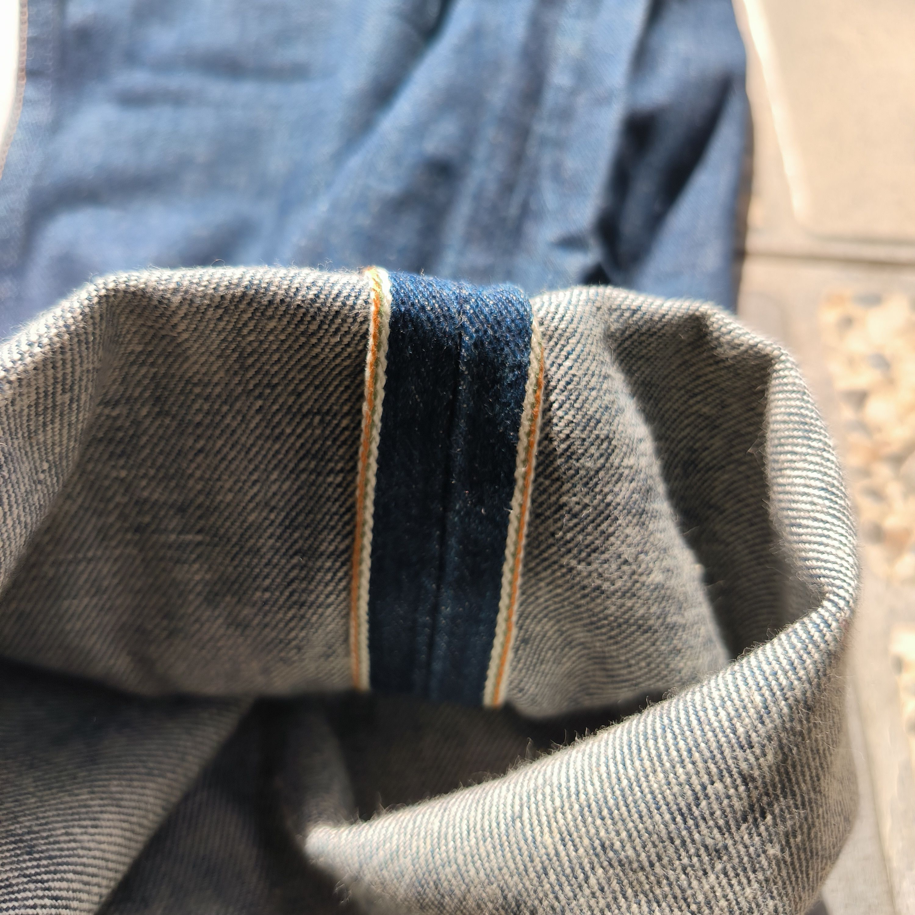 Wrangler Vintage Repro 1960s Wrangler Blue Bell Selvedge Denim Jeans Size US 33 - 2 Thumbnail