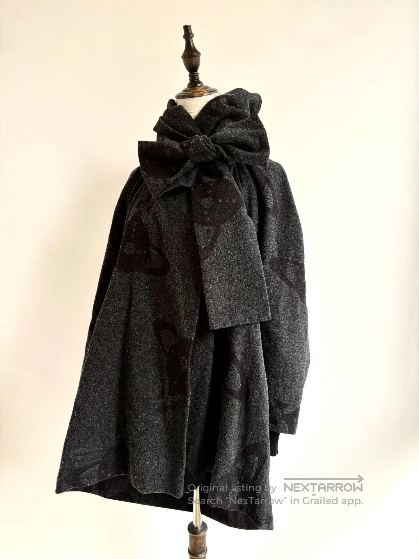 Vivienne Westwood vivienne westwood gray bow scarf coat. Size S / US 4 / IT 40 - 2 Thumbnail