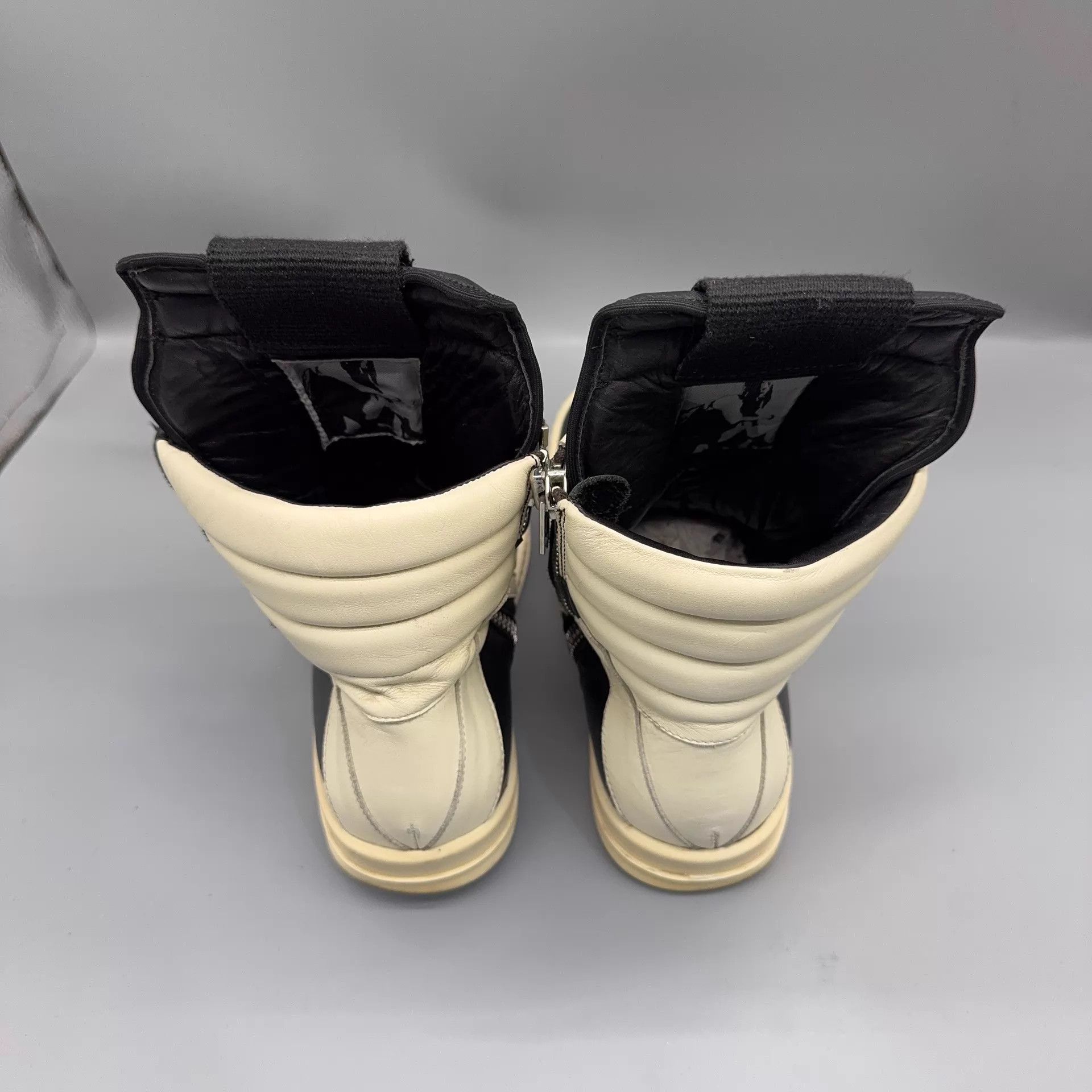Rick Owens RICK OWENS/RO Black & White Shoes Size 36.5 Size US 6 / IT 36 - 4 Thumbnail