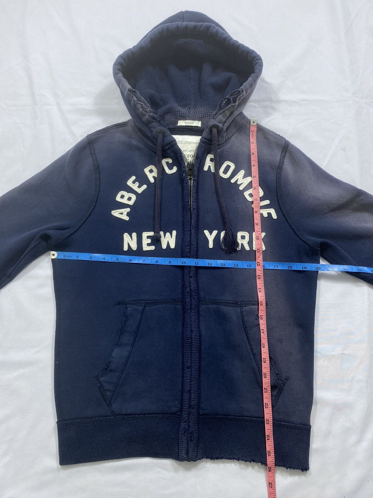 If Six Was Nine Sick Distressed Abercrombie Zip Hoodie lgb ifsix style Size US M / EU 48-50 / 2 - 12 Thumbnail