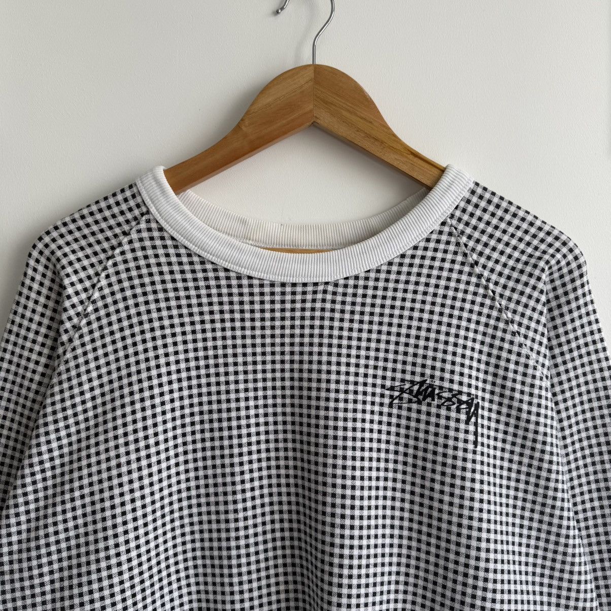 Stussy Vintage Y2K Stussy Gradient Plaid Sweatshirt Size US XL / EU 56 / 4 - 3 Thumbnail