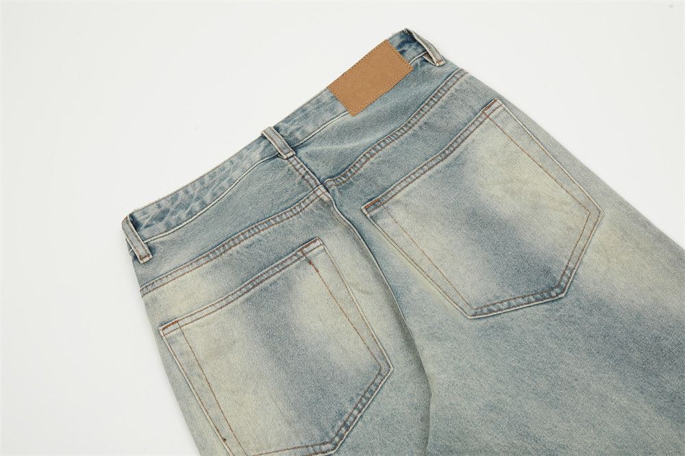 Japanese Brand × Jean American washed men's hip-hop street ripped jeans Size US 32 / EU 48 - 5 Thumbnail