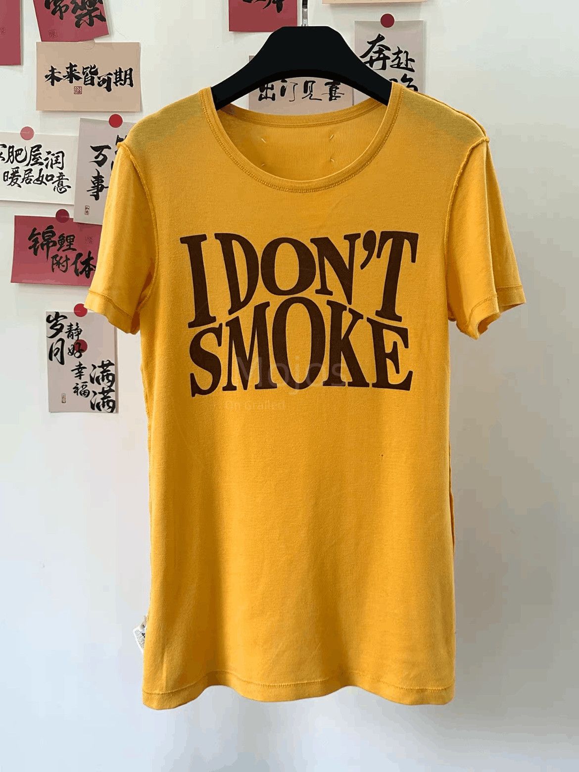 Maison Margiela Sz 46 Maison Margiela 06AW I'dont Smoke Tee Size US S / EU 44-46 / 1 - 1 Thumbnail