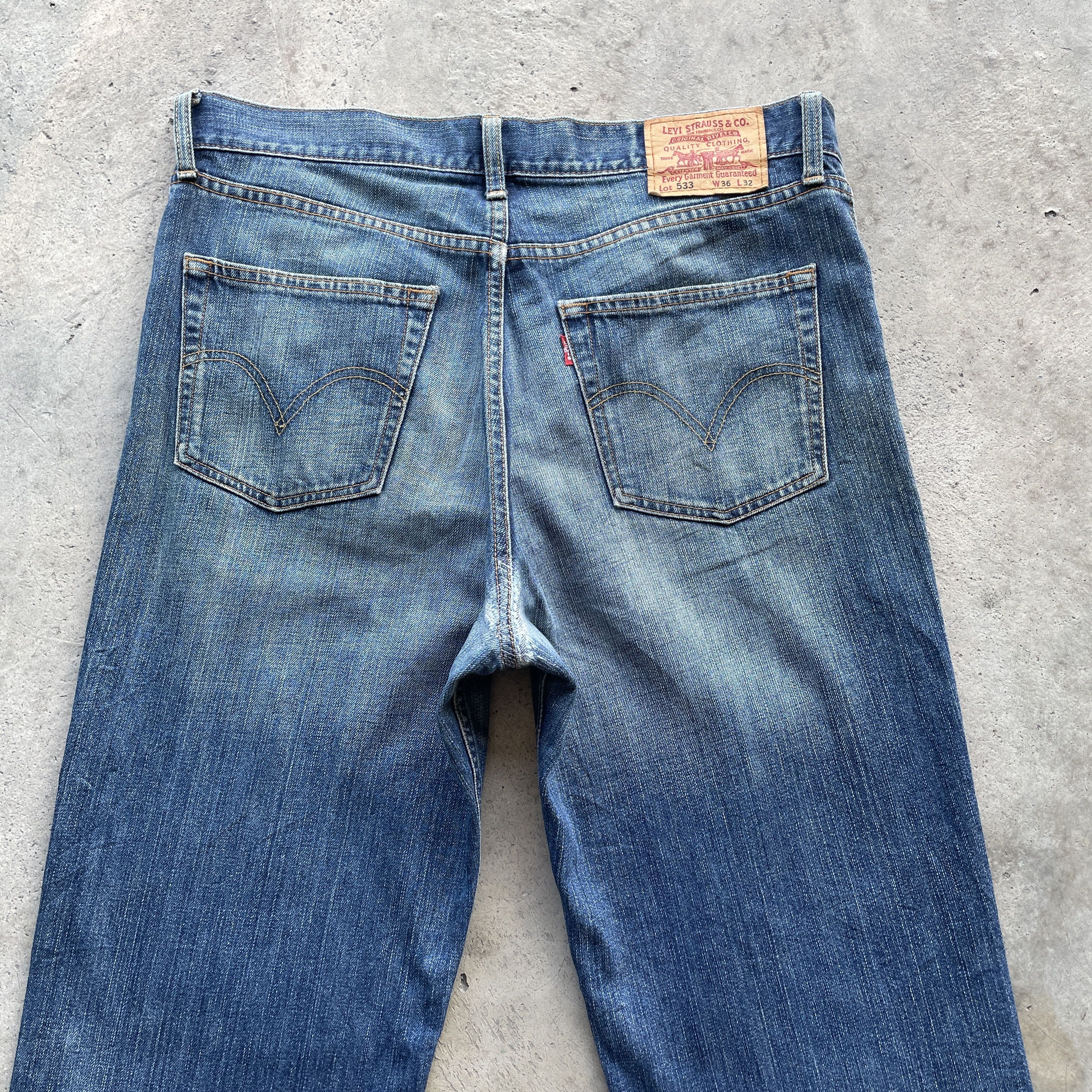 Jean × Levi's Vintage Levi’s 533 Jeans Denim Pants Faded W36 Size US 36 / EU 52 - 14 Thumbnail