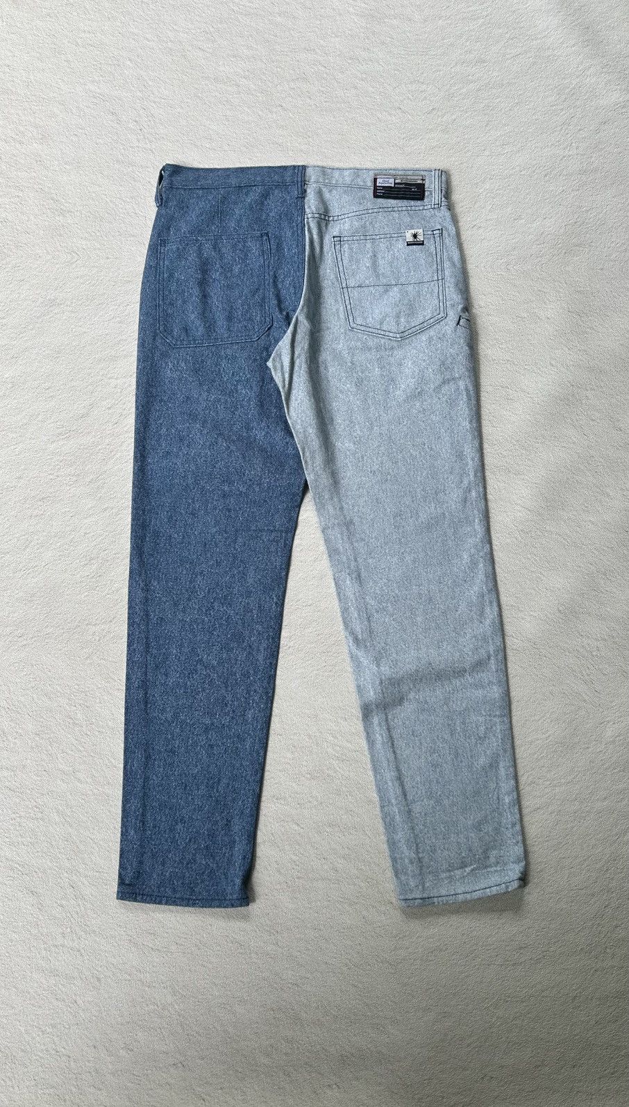 Maison MIHARA YASUHIRO Gu x Miharayasuhiro Two Tone Denim Pants Size US 33 - 3 Thumbnail