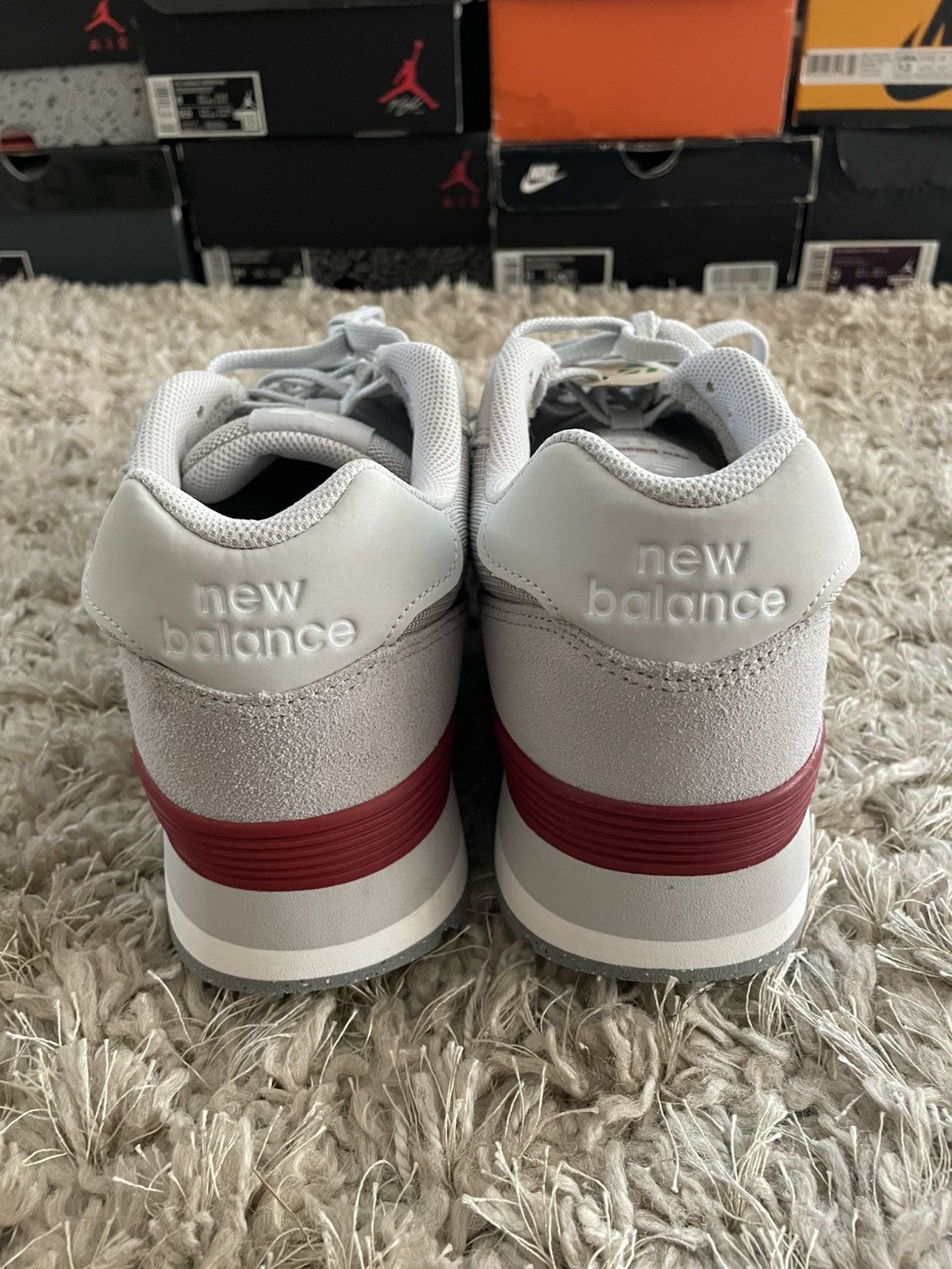 New Balance New Balance 515 Brighton Grey Crimson Size US 13 / EU 46 - 6 Thumbnail