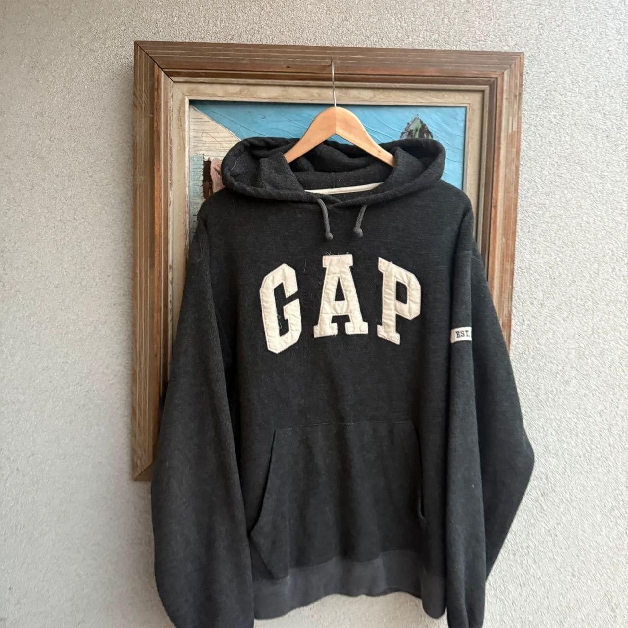 Gap GAP Hoodie Vintage y2k Fleece Retro Sweatshirt Size US XL / EU 56 / 4 - 2 Thumbnail