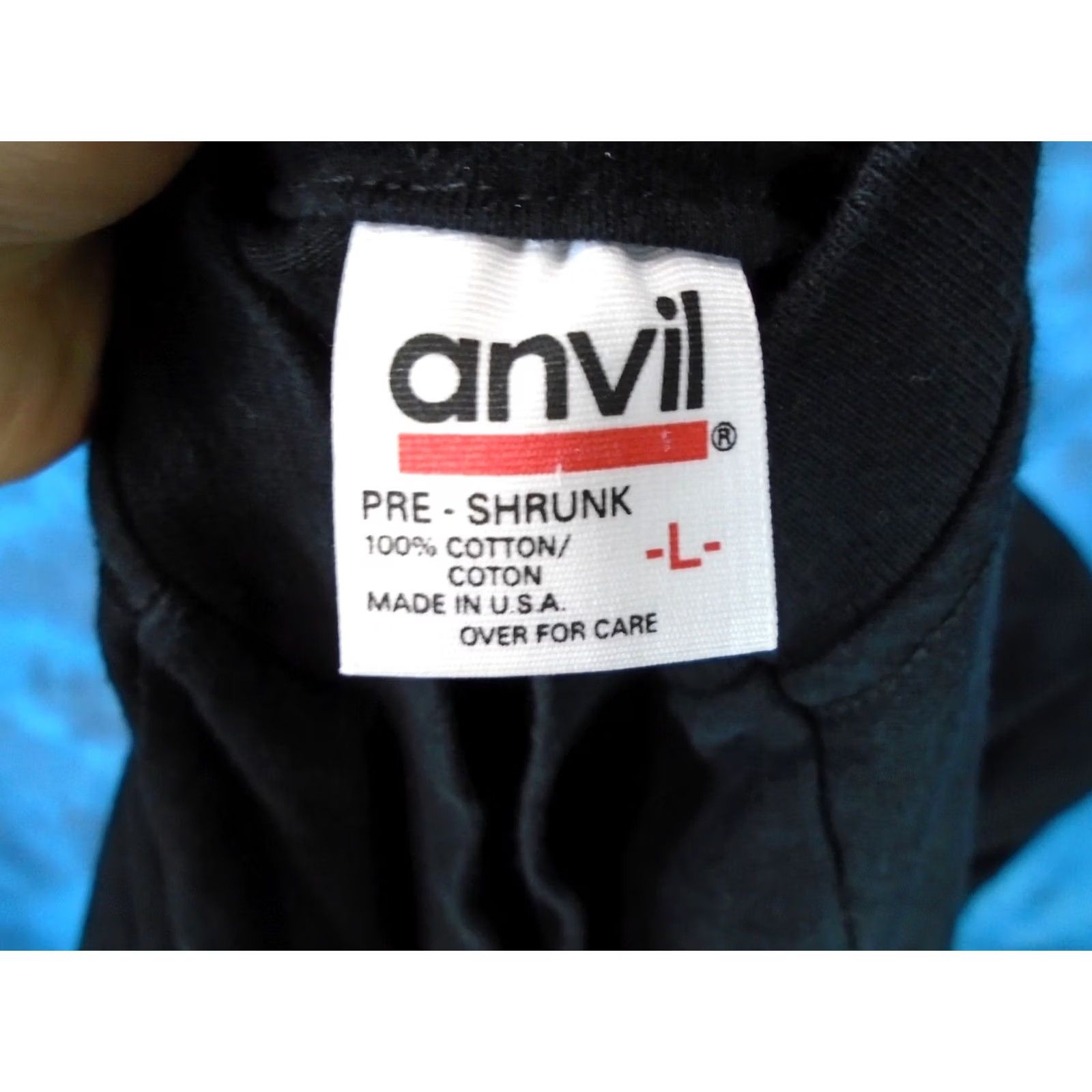 Anvil vtg 80s I WANT LESS WORK & MORE MONEY FOR NOT DOING IT T-Shirt M/L single stitch Anvil Men Black 80s 90s Concert Meme Shirt Size US M / EU 48-50 / 2 - 7 Thumbnail