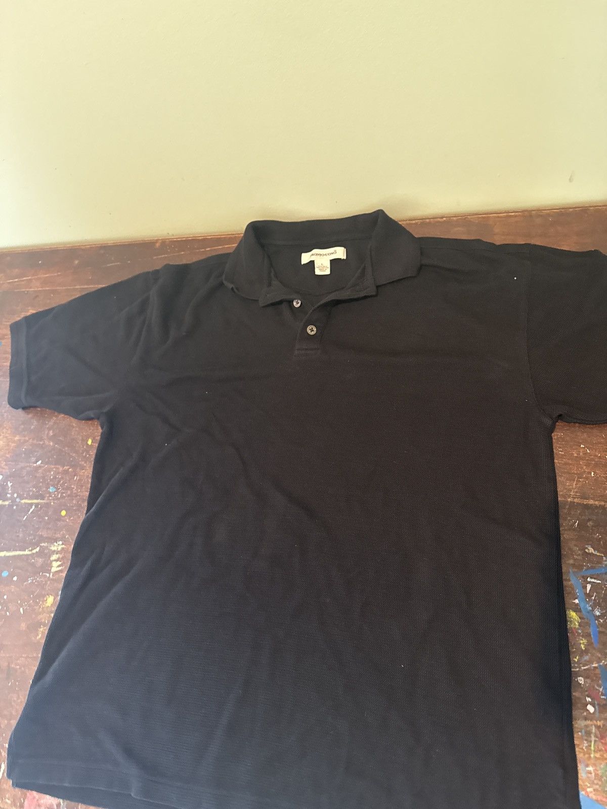 Pronto Uomo Black Pronto-Uomo Polo Shirt Size US L / EU 52-54 / 3 - 1 Thumbnail