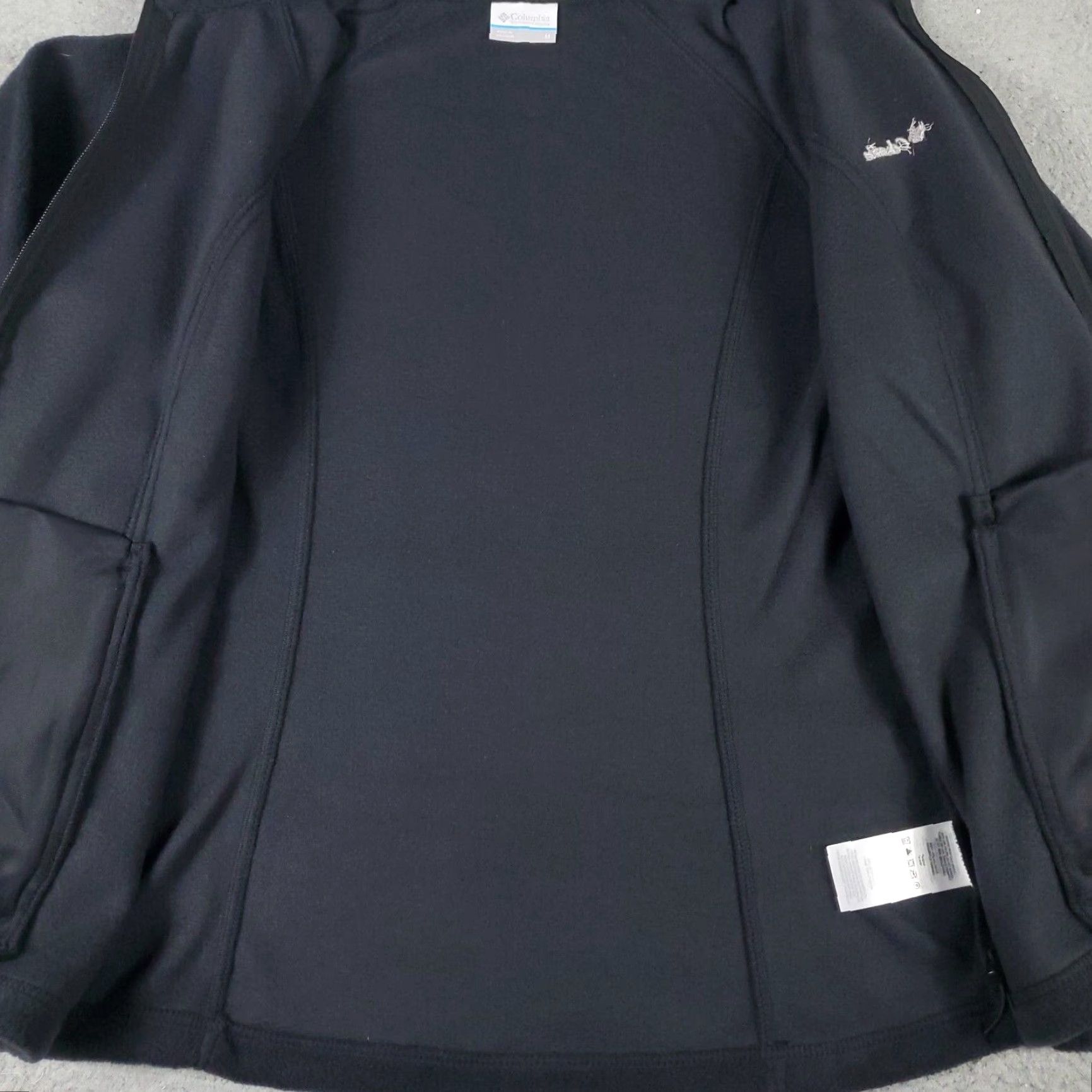 Vintage Columbia Jacket Womens Medium Black Fleece Full Zip Regular Fit Sports Size M / US 6-8 / IT 42-44 - 5 Thumbnail