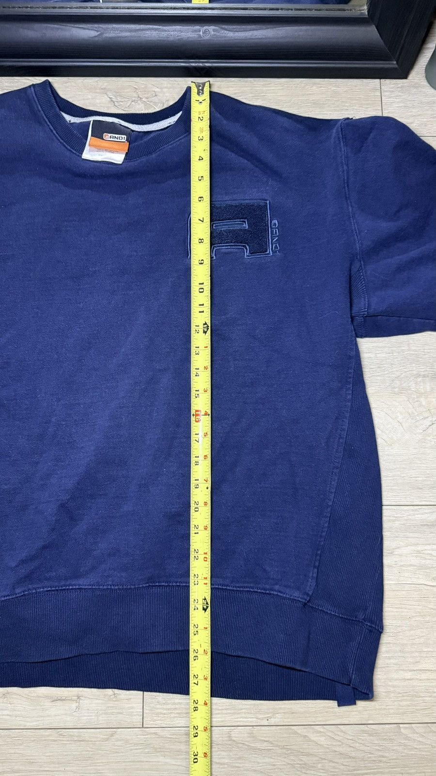 Other Vintage 1990s AND1 Reverse Weave Patched & Embroidered Logo Size US L / EU 52-54 / 3 - 4 Thumbnail