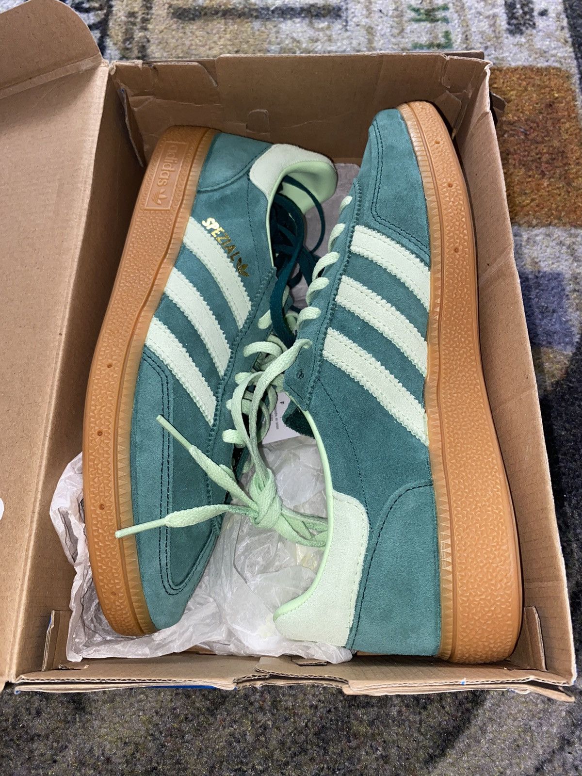 Adidas Adidas Handball Spezial Collegiate Green Size US 7.5 / IT 37.5 - 2 Thumbnail