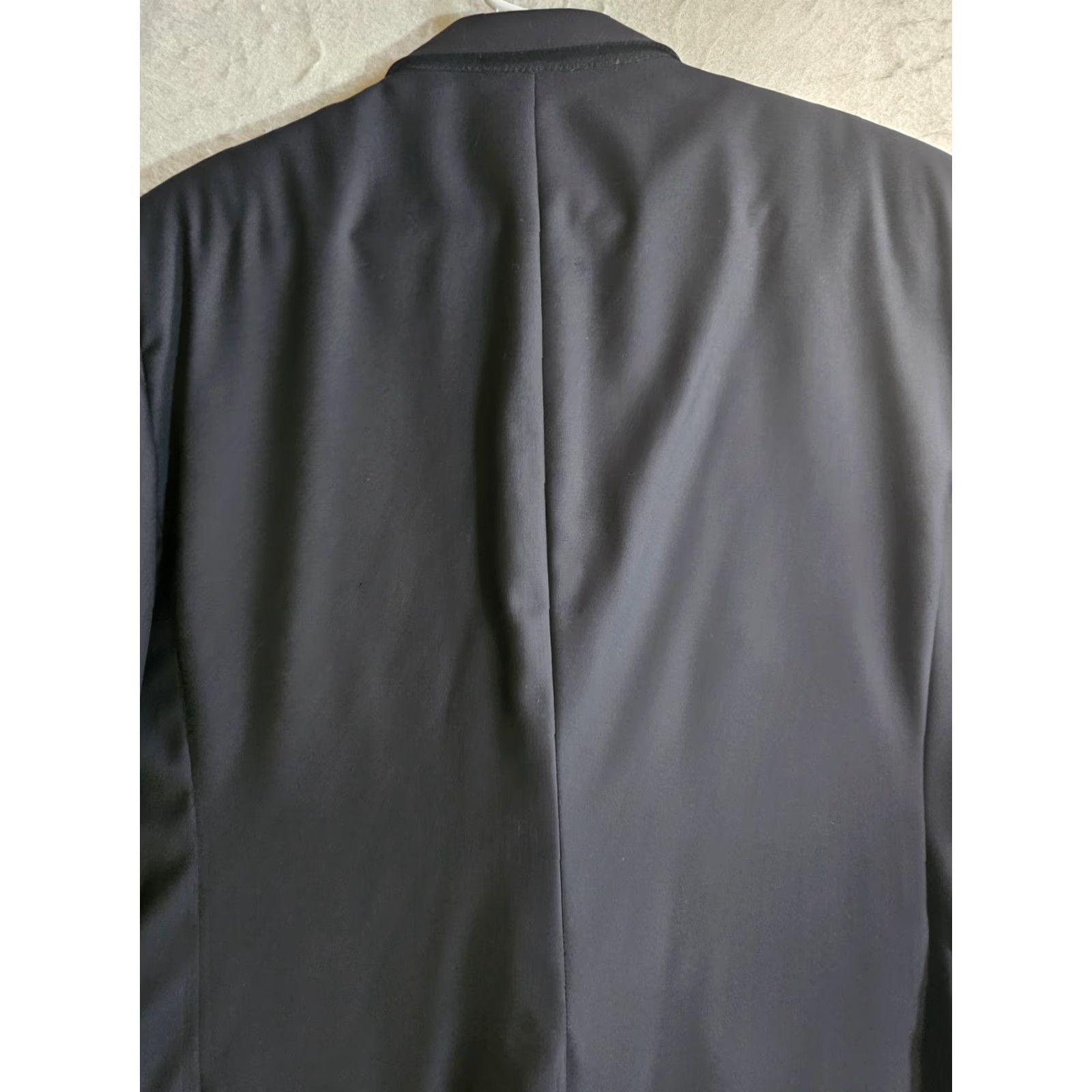Loro Piana Hickey Freeman Loro Piana Tasmanian Super 130s Dark Gray Solid Blazer Men's 43R Size 46R - 7 Thumbnail