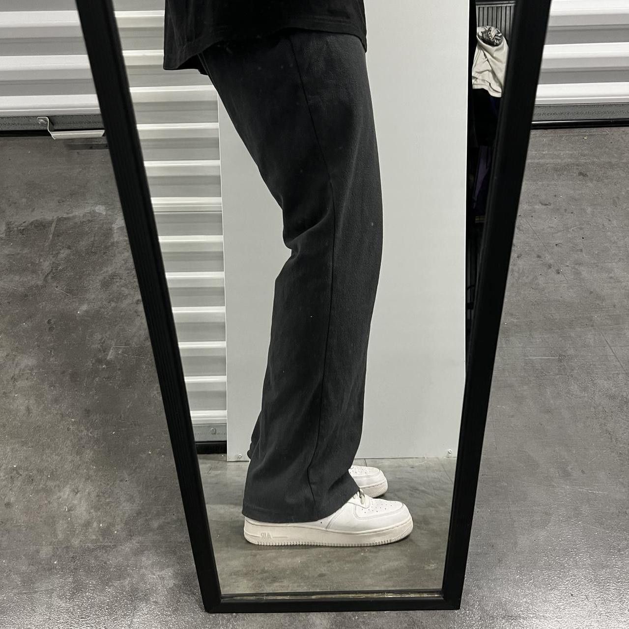 Vintage Vintage Y2K/2000s Baggy Wideleg Grey Sweatpants with adjustable waistband! Size US 36 / EU 52 - 1 Thumbnail