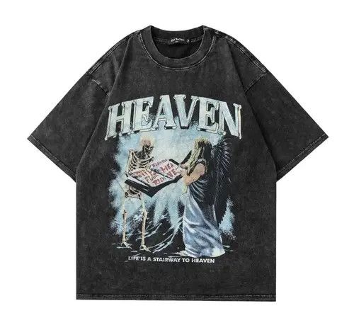 Other Heaven Graphic T-Shirt Gothic Style Rock Punk Japanese Brand Size US XL / EU 56 / 4 - 1 Thumbnail