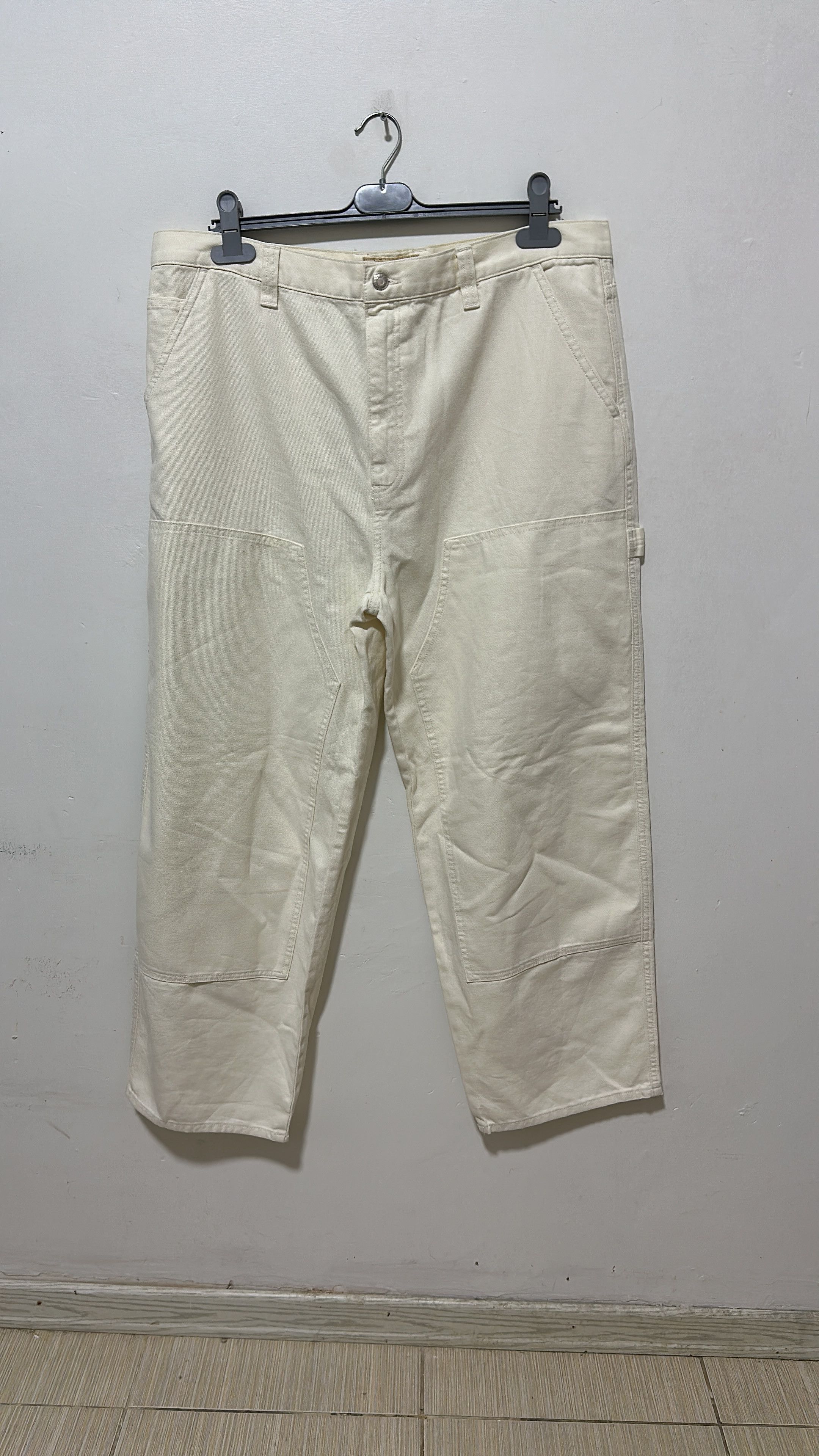 Stussy Stussy Double Knee Work Pant Bone 38 Size US 38 / EU 54 - 2 Thumbnail
