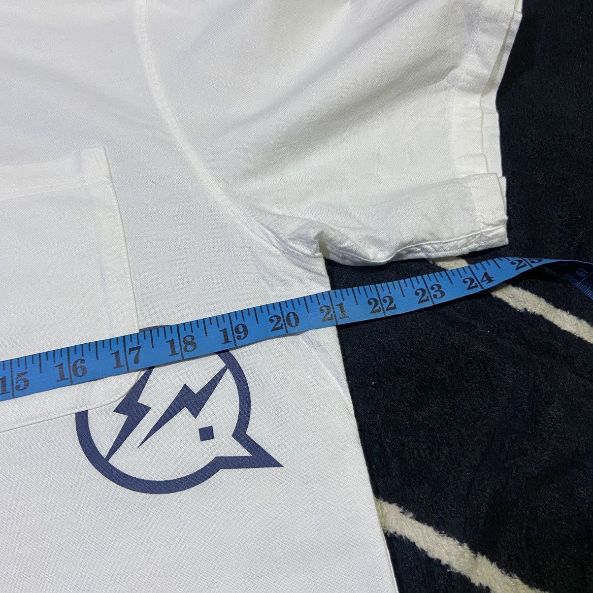 Fragment Design × Japanese Brand × Vanquish Denim By Vanquish & Fragment Button Up S/S Shirt Size US M / EU 48-50 / 2 - 12 Thumbnail