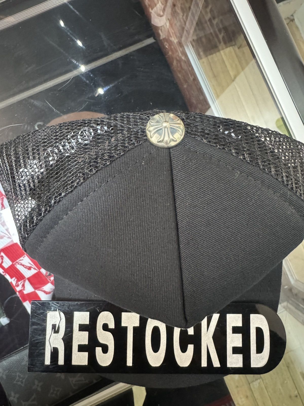 Chrome Hearts CHROME HEARTS Cemetery Cross Patch Trucker Hat Size ONE SIZE - 3 Thumbnail