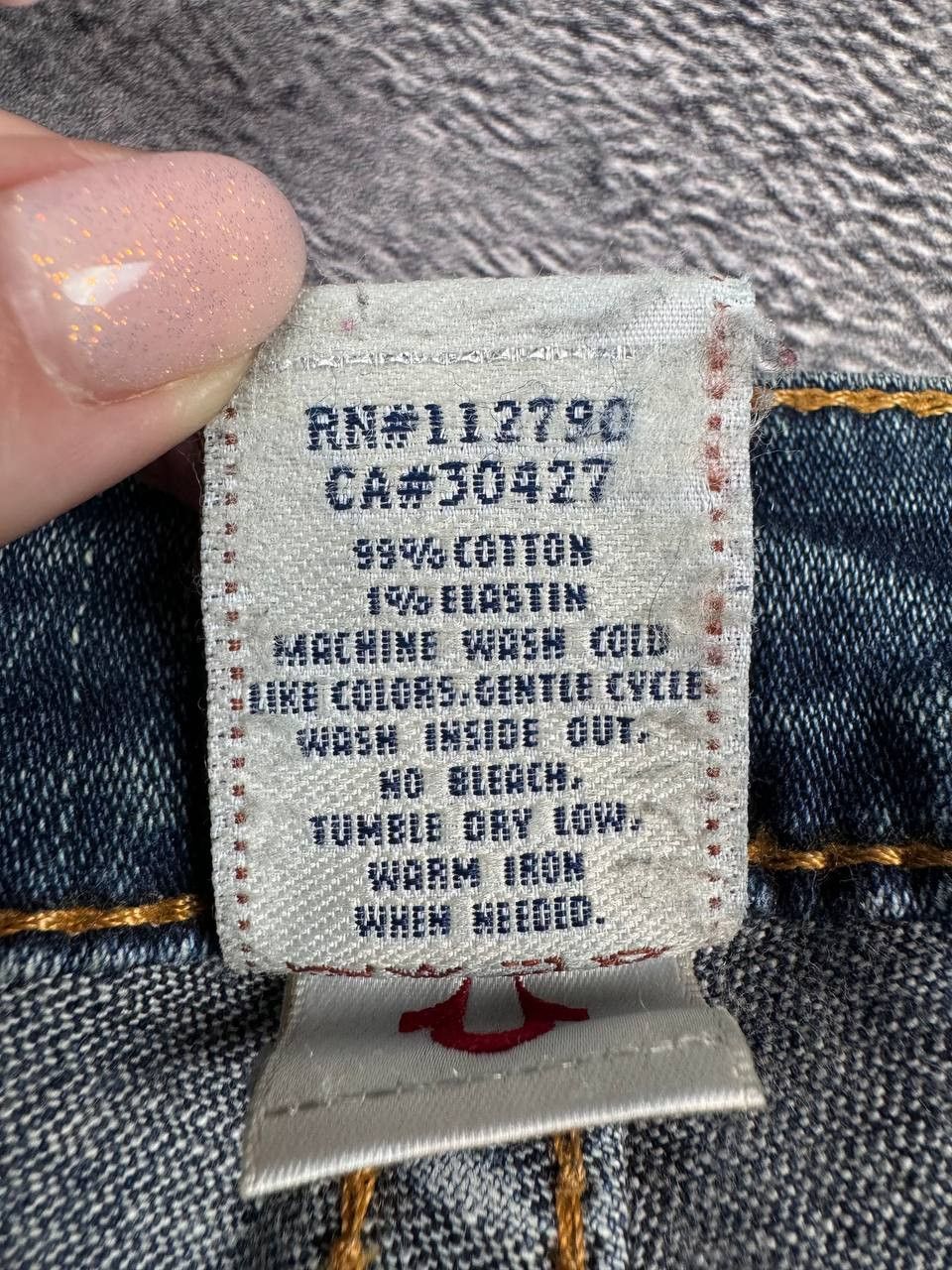 Other True Religion vintage USA Low Rise Super Flare jeans Size 28" / US 6 / IT 42 - 7 Thumbnail