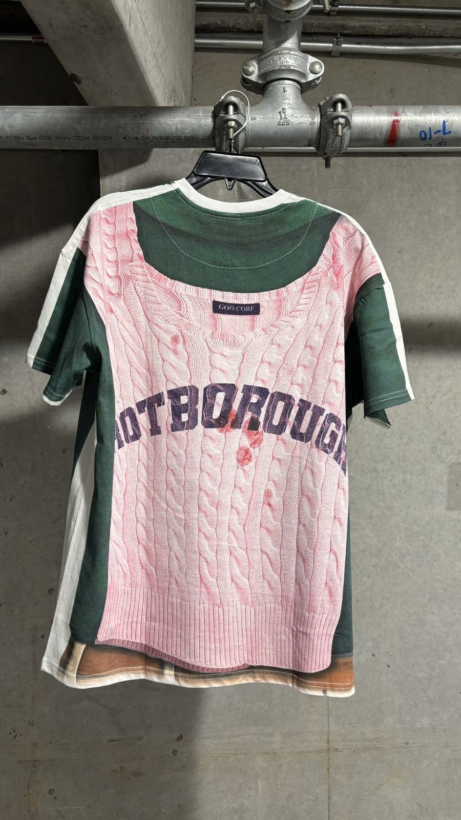 Designer Rotborough “Chet Sacksman Tee” Trompe L'Oeil Size US XL / EU 56 / 4 - 5 Thumbnail