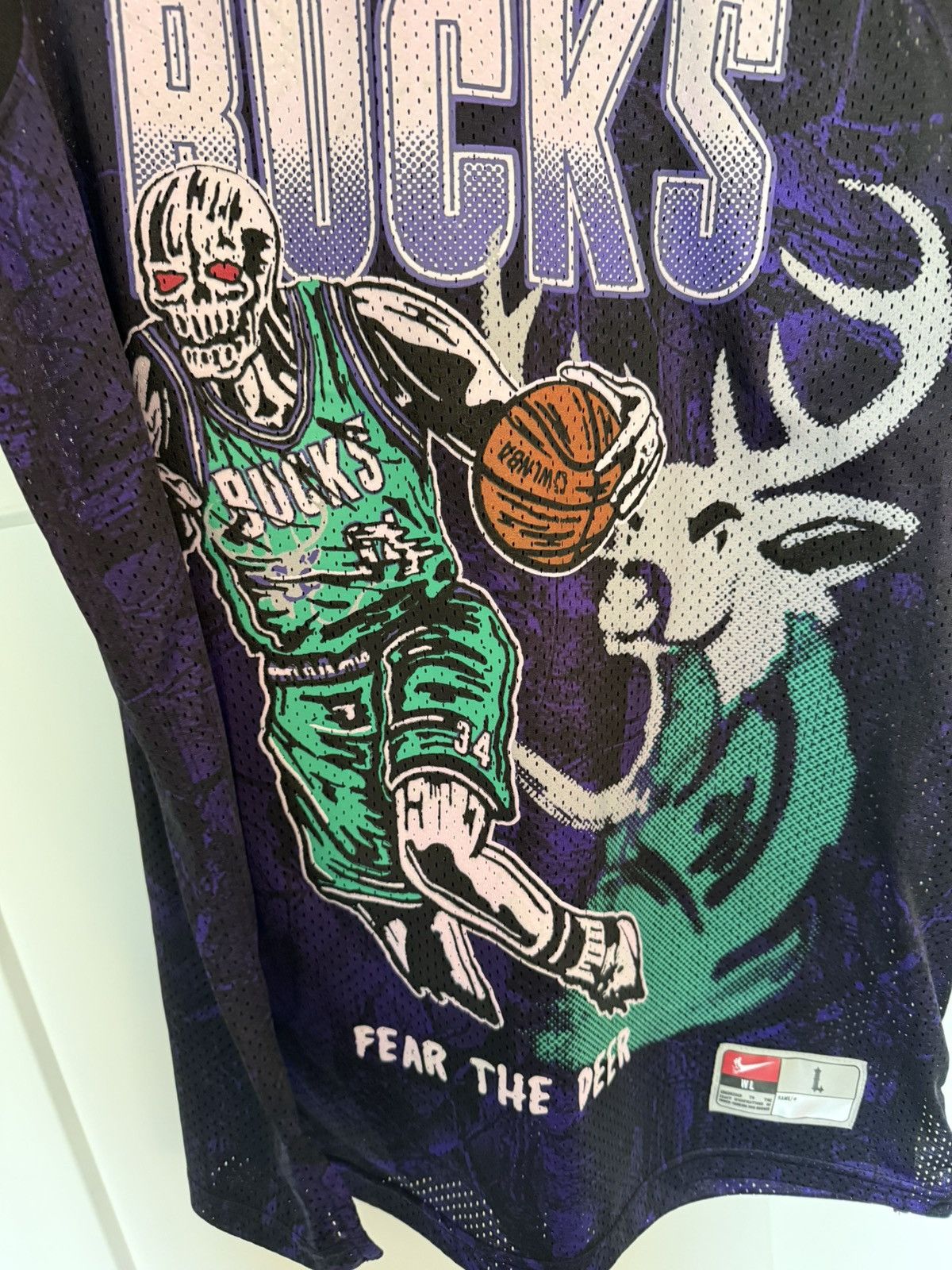 Warren Lotas Warren Lotas Rare Milwaukee Bucks Giannis size L Size ONE SIZE - 3 Thumbnail