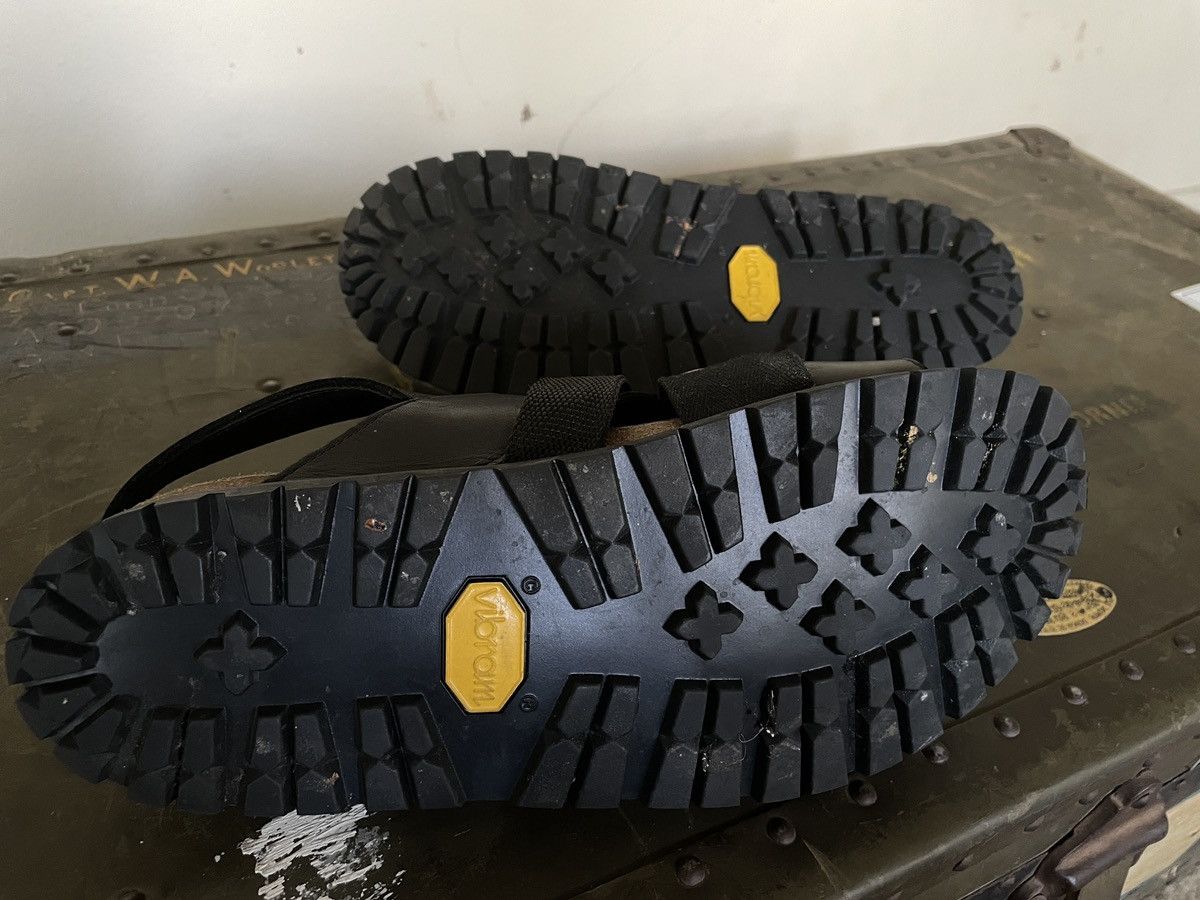 A.P.C. × Sacai APC x Sacai SS 2021 Jules Black Leather Slip-on Sandals Size US 12 / EU 45 - 7 Thumbnail