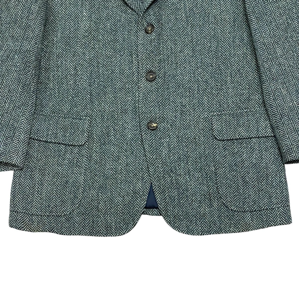 Harris Tweed Vintage Harris Tweed Vightex Custom Herringbone Wool Blazer Size 42R - 7 Thumbnail