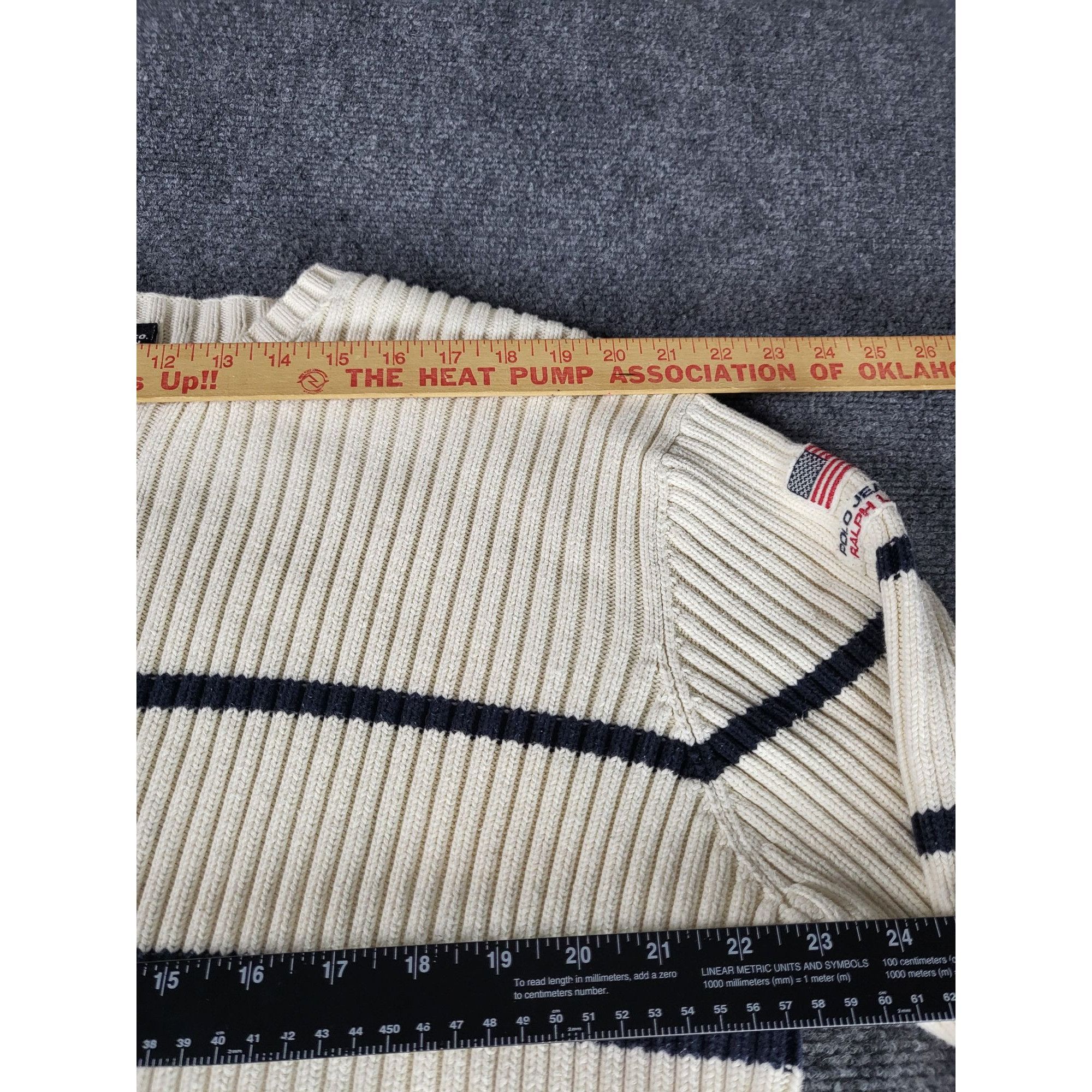 Polo Ralph Lauren Vintage Polo Ralph Lauren Heavy Cable Knit Sweater Men Sz XL Size US XL / EU 56 / 4 - 4 Thumbnail