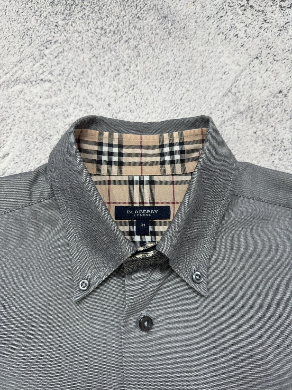 Burberry VINTAGE BURBERRY BUTTON UP LONG-SLEEVE SHIRT Size US XL / EU 56 / 4 - 8 Thumbnail