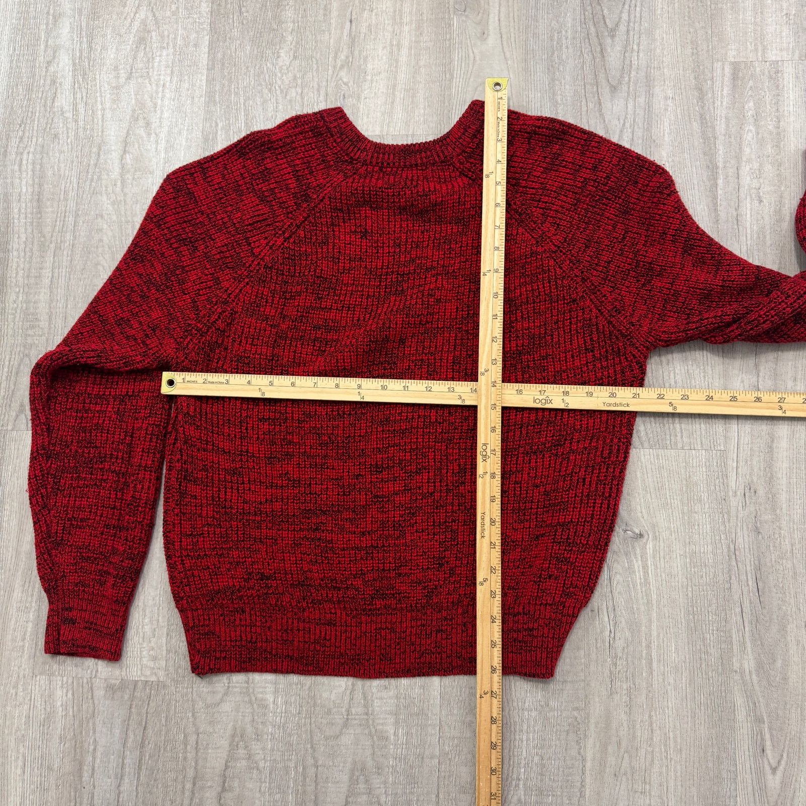 Vintage Vintage Expression Sweater Men's Medium Red Knit Crewneck Size US M / EU 48-50 / 2 - 6 Thumbnail