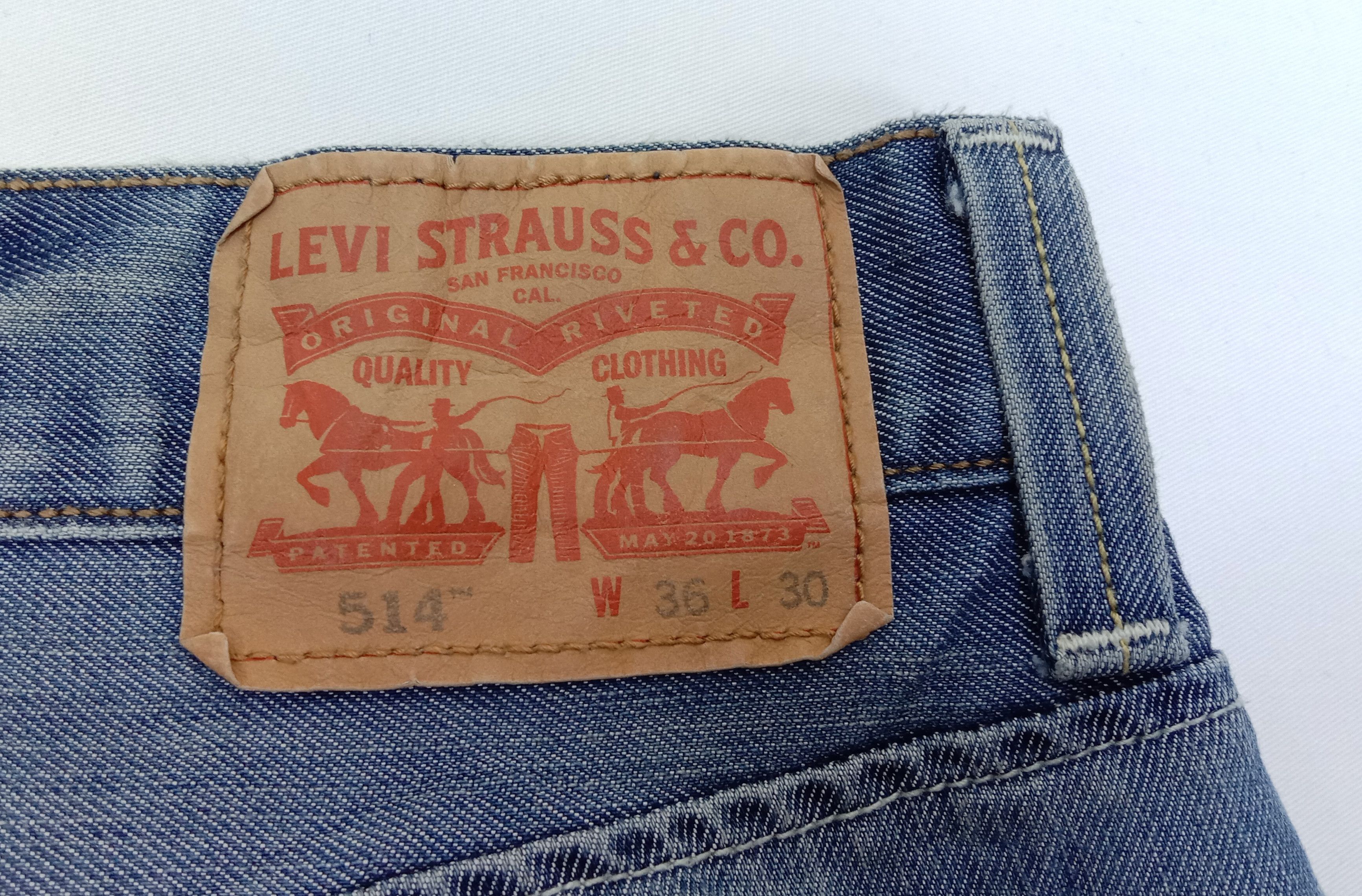 Levi's Vintage Levi's 514 Jeans Straight Fit Blue Wash Denim Size US 36 / EU 52 - 15 Thumbnail