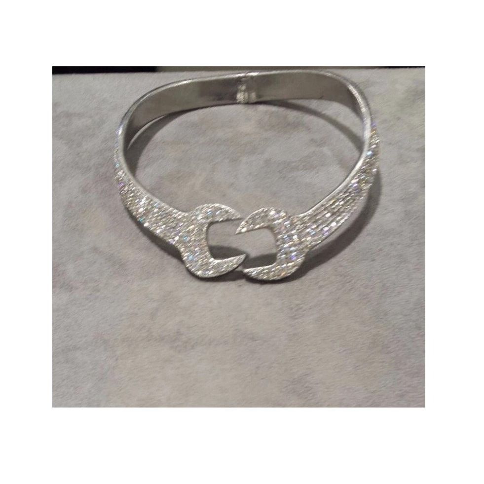 Moschino Moschino Couture Jeremy Scott Crystal Wrench Choker Necklace Size ONE SIZE - 5 Thumbnail