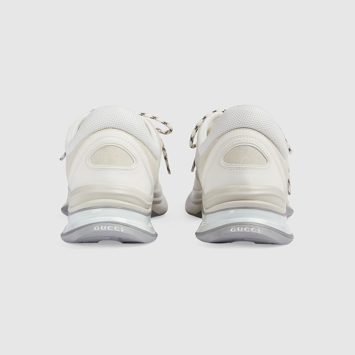 Gucci o1s1wg110125 Run Sneakers in White/Beige Size US 5.5 / EU 38 - 5 Thumbnail