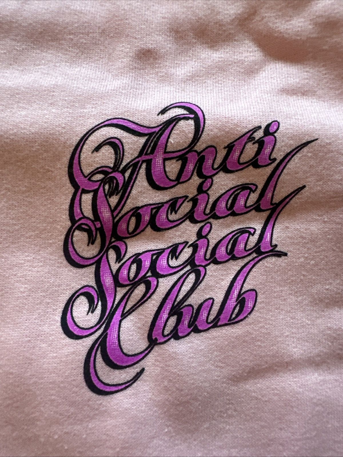 Anti Social Social Club Anti Social Social Club Eyelash Hoodie Pink/Purple Logo (S) Size US S / EU 44-46 / 1 - 2 Thumbnail