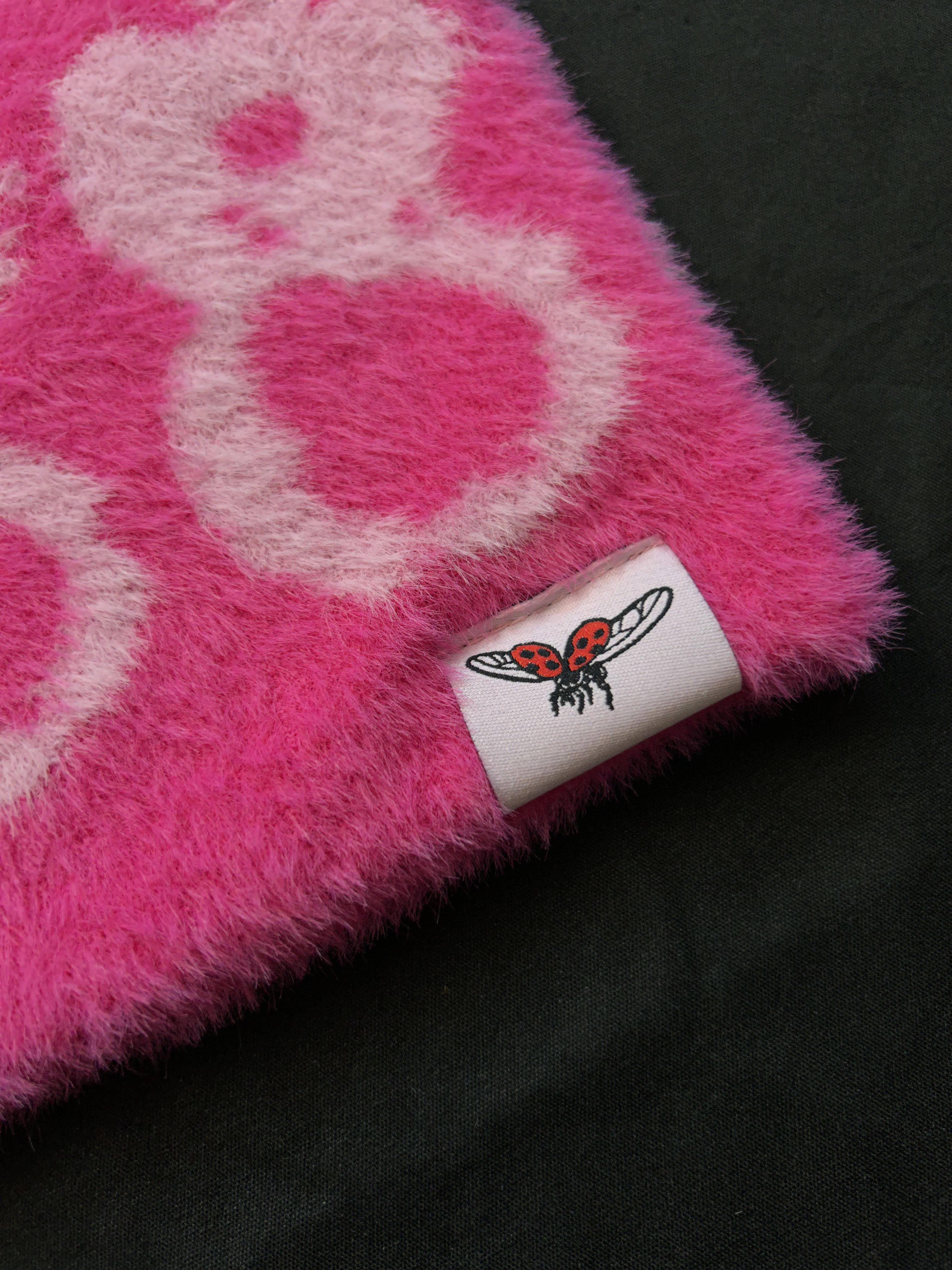 Japanese Brand Deadstock Paris Nimley Crazy 8 No Cuff Pink Beanie Hat OS Size ONE SIZE - 3 Thumbnail