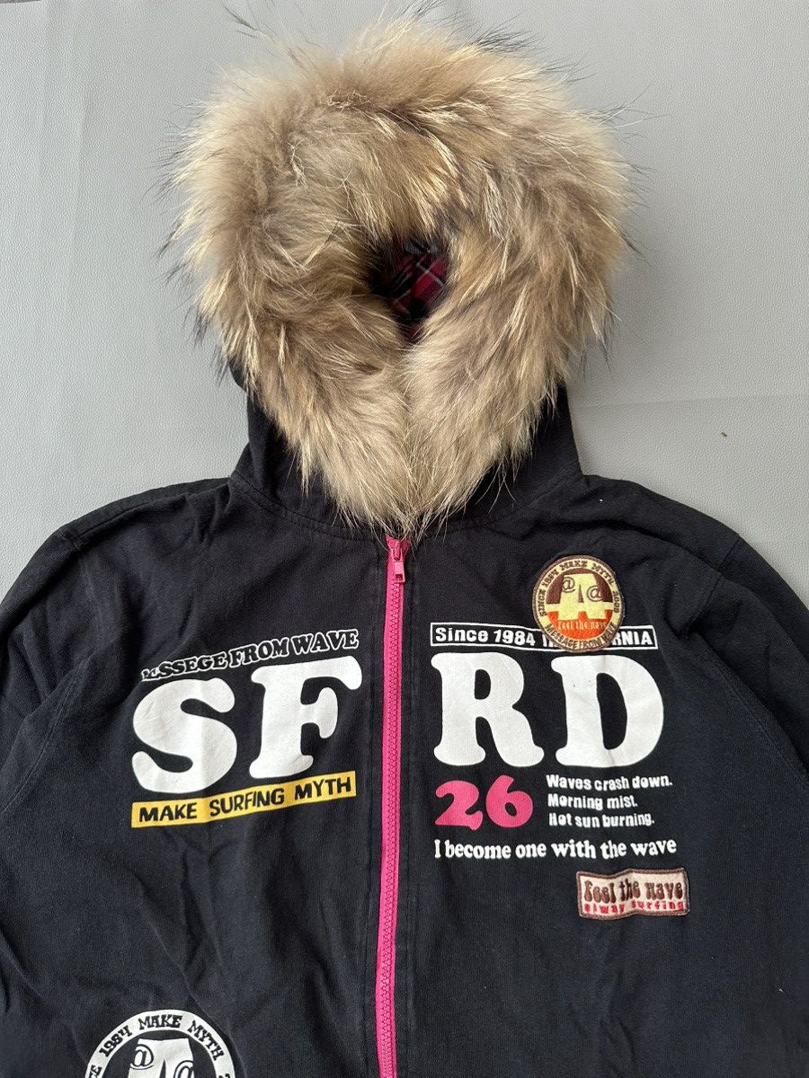 Hysteric Glamour CRAZY FADED BEAUMERE GOTHIC POEM ZIP FUR HOODIE LGB STYLE Size US L / EU 52-54 / 3 - 2 Thumbnail