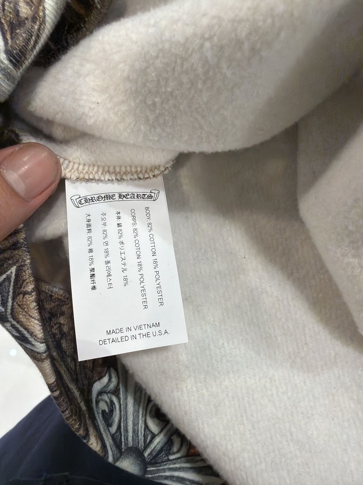 Chrome Hearts × NOCTA × Nike Chrome Hearts Nocta Tree Camo Horseshoe Crewneck Size US L / EU 52-54 / 3 - 6 Thumbnail