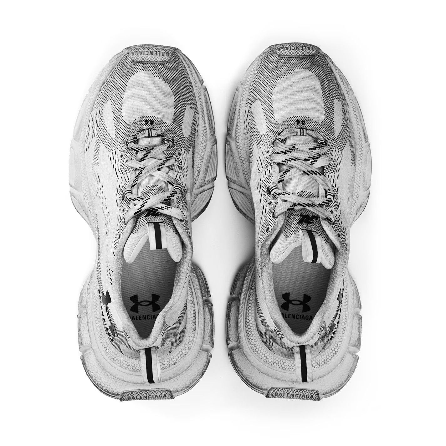 Balenciaga × Under Armour o1g2r1mq0226 3XL Sneakers In Grey Size US 9 / EU 42 - 5 Thumbnail
