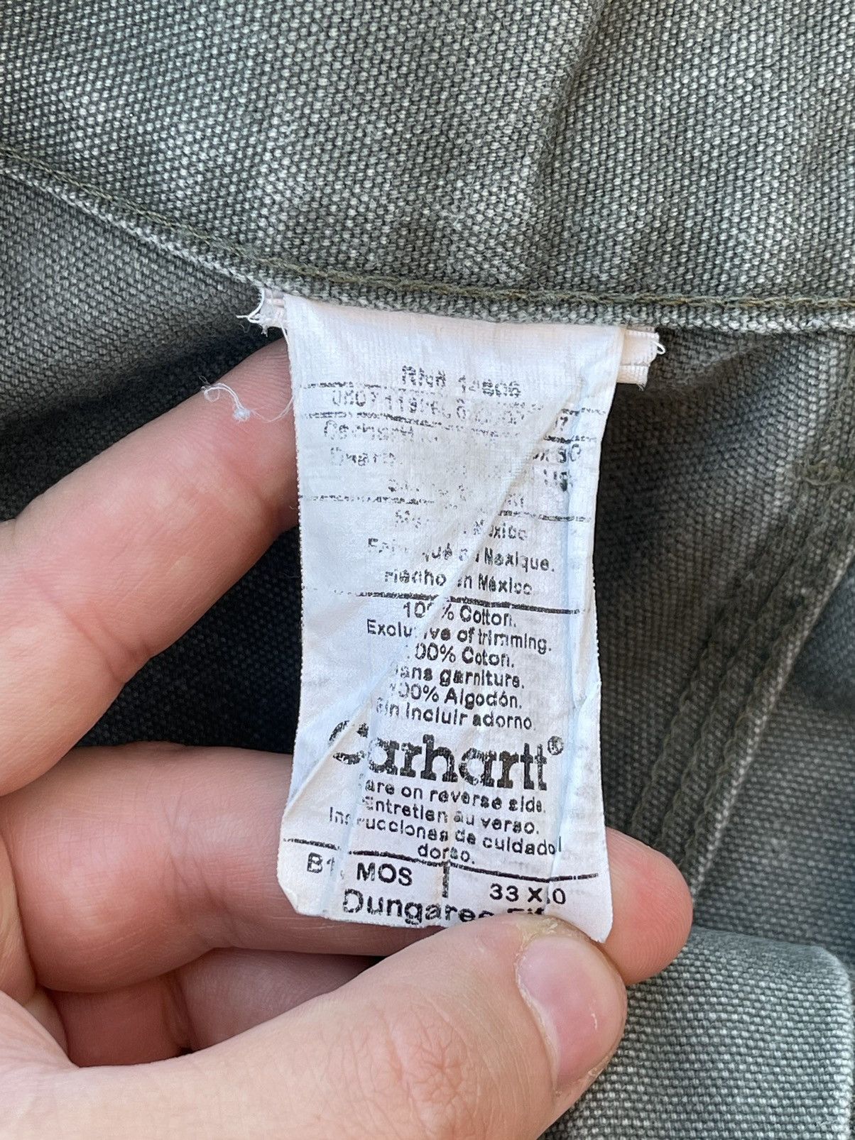 Carhartt 90’s Vintage Carhartt double knee cargo khaki pants Size US 33 - 13 Thumbnail