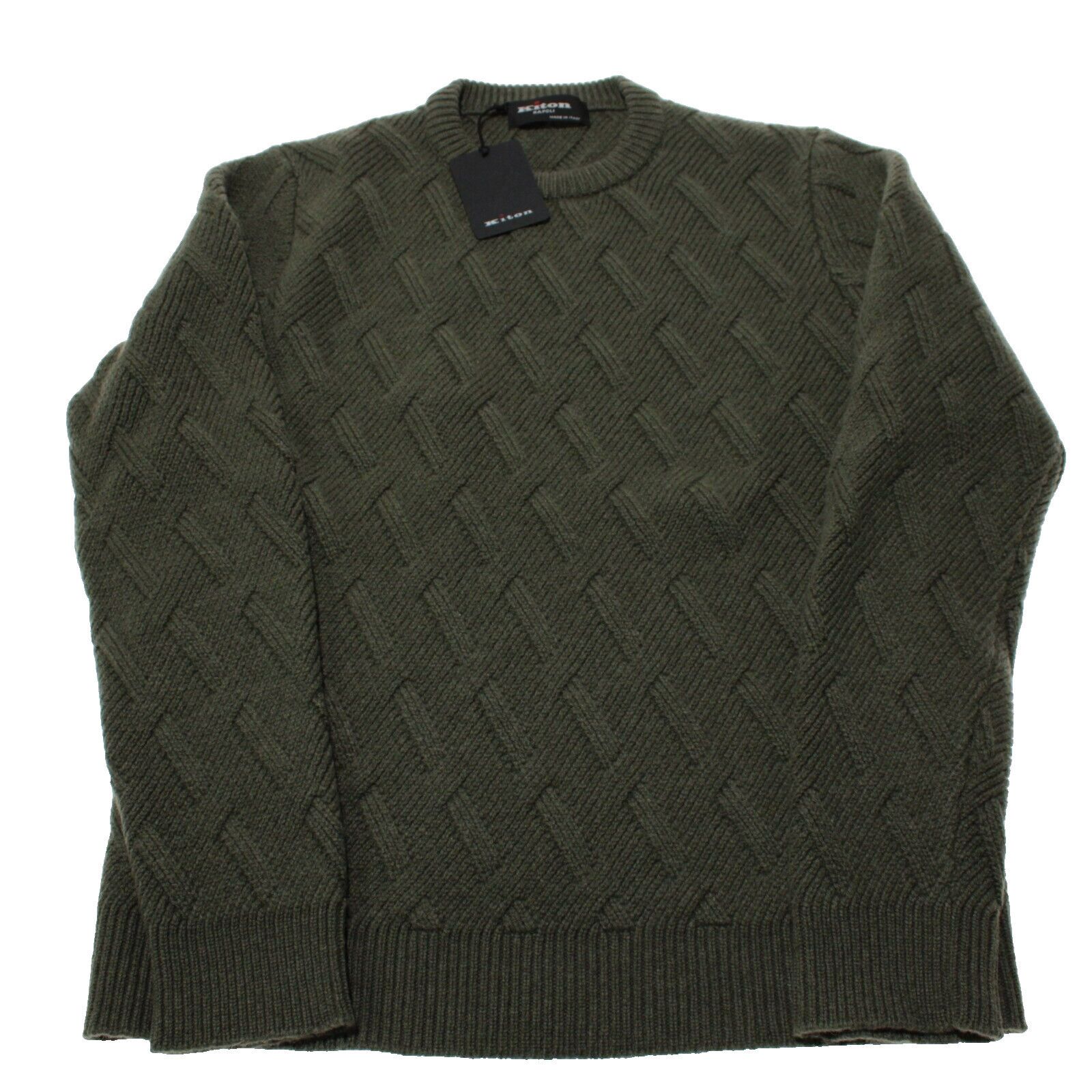 Kiton Kiton Sweater Size US XL in Green Size US XL / EU 56 / 4 - 3 Thumbnail
