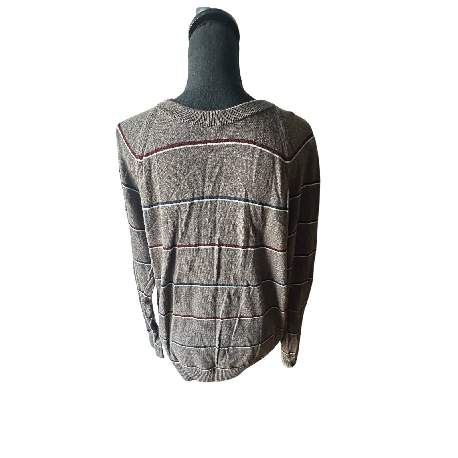 Banana Republic Banana Republic Men’s Striped Merino Wool Sweater Size US L / EU 52-54 / 3 - 1 Thumbnail