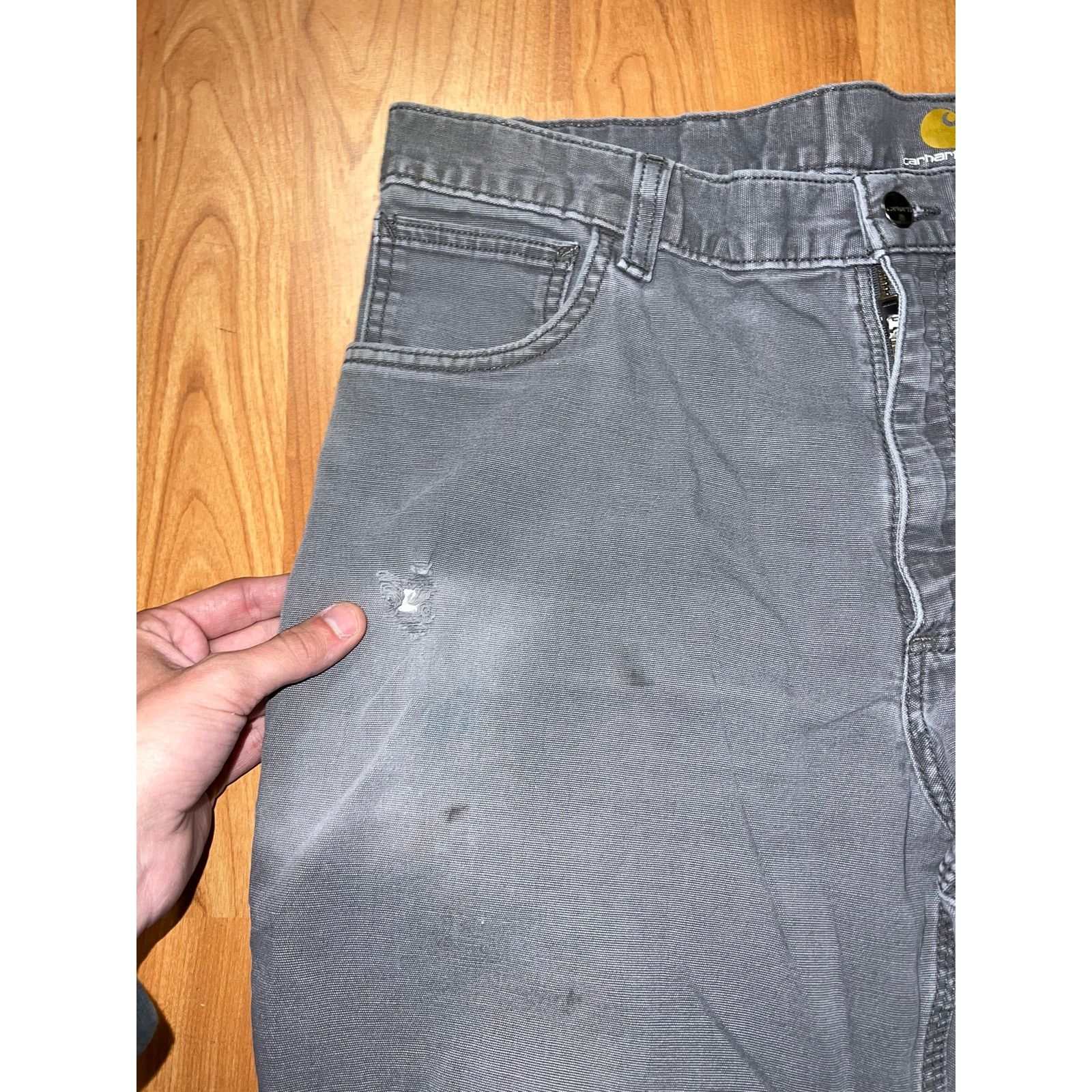 Carhartt Carhartt Pants Workwear Bottoms Dungaree Relaxed Gray 38x30 Size US 38 / EU 54 - 3 Thumbnail