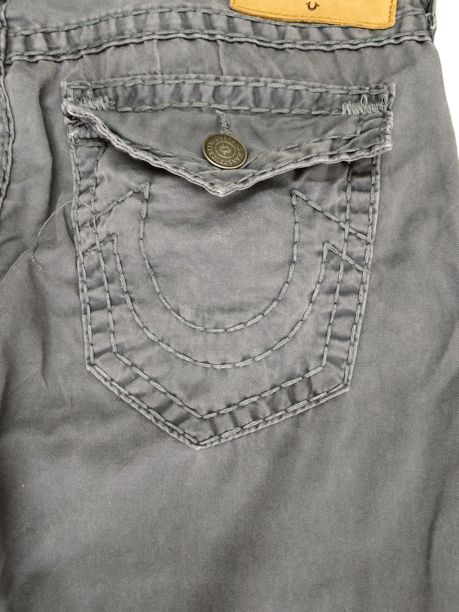 True Religion Vtg True Religion Ricky Relaxed Straight Pant Y2k Streetwear Size US 36 / EU 52 - 8 Thumbnail