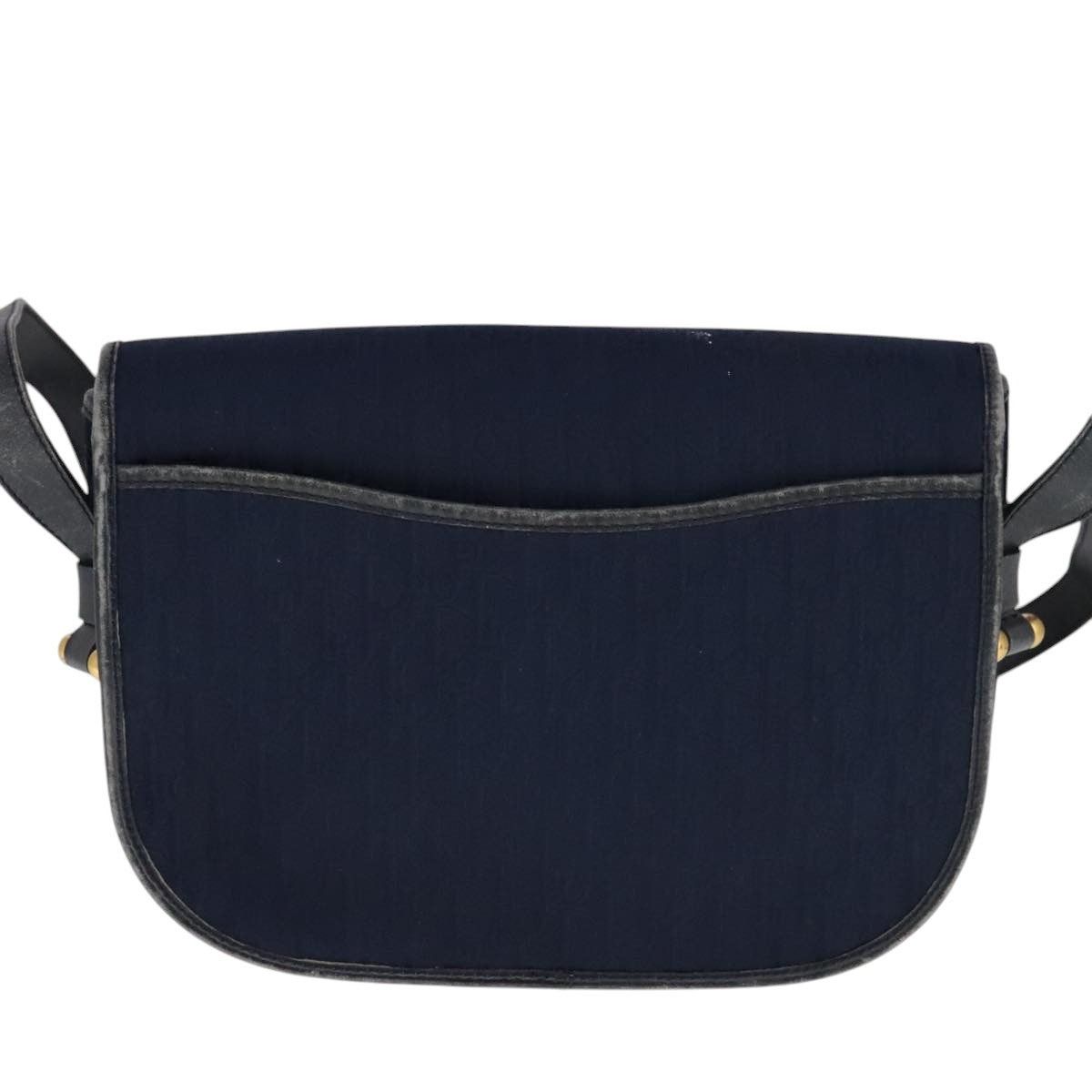 Dior DIOR Trotter Canvas Shoulder Bag Navy Size ONE SIZE - 3 Thumbnail