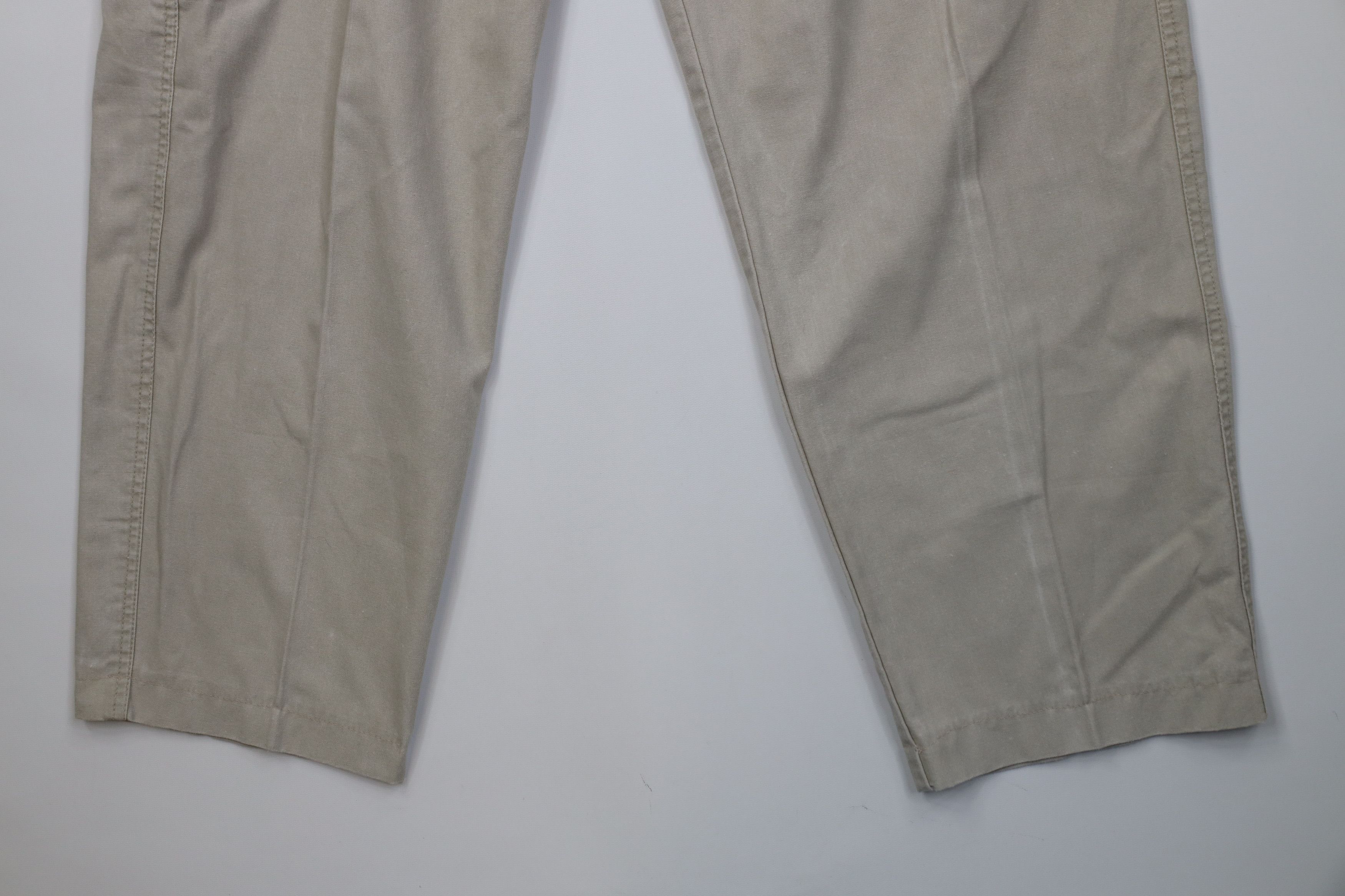 Vintage Vintge 90s Streetwear Stonewash Baggy Canvas Cargo Pants Size US 38 / EU 54 - 4 Thumbnail
