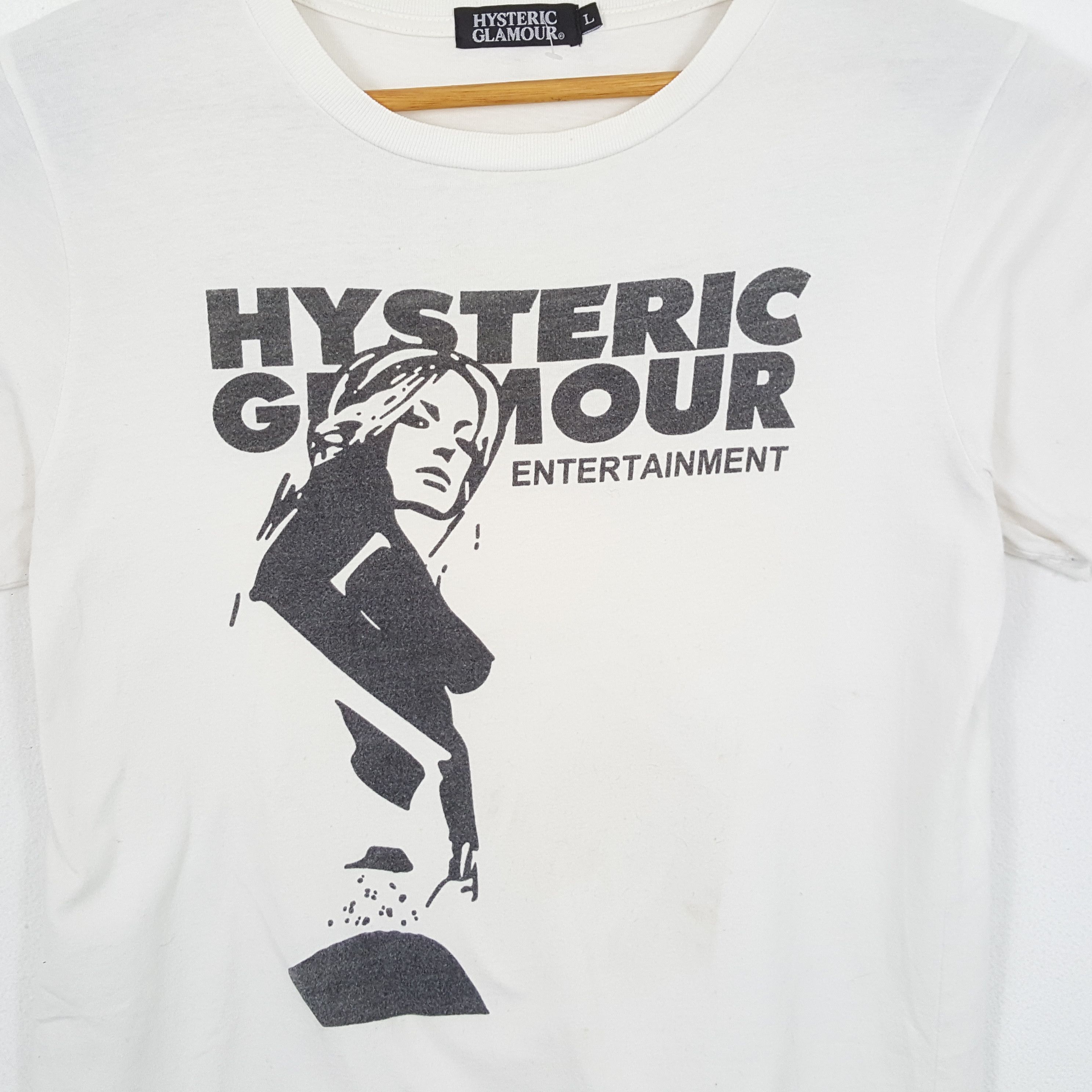 Hysteric Glamour × Japanese Brand × Vintage Vintage HYSTERIC GLAMOUR Japanese Fashion Brand T-Shirts Size US M / EU 48-50 / 2 - 2 Thumbnail